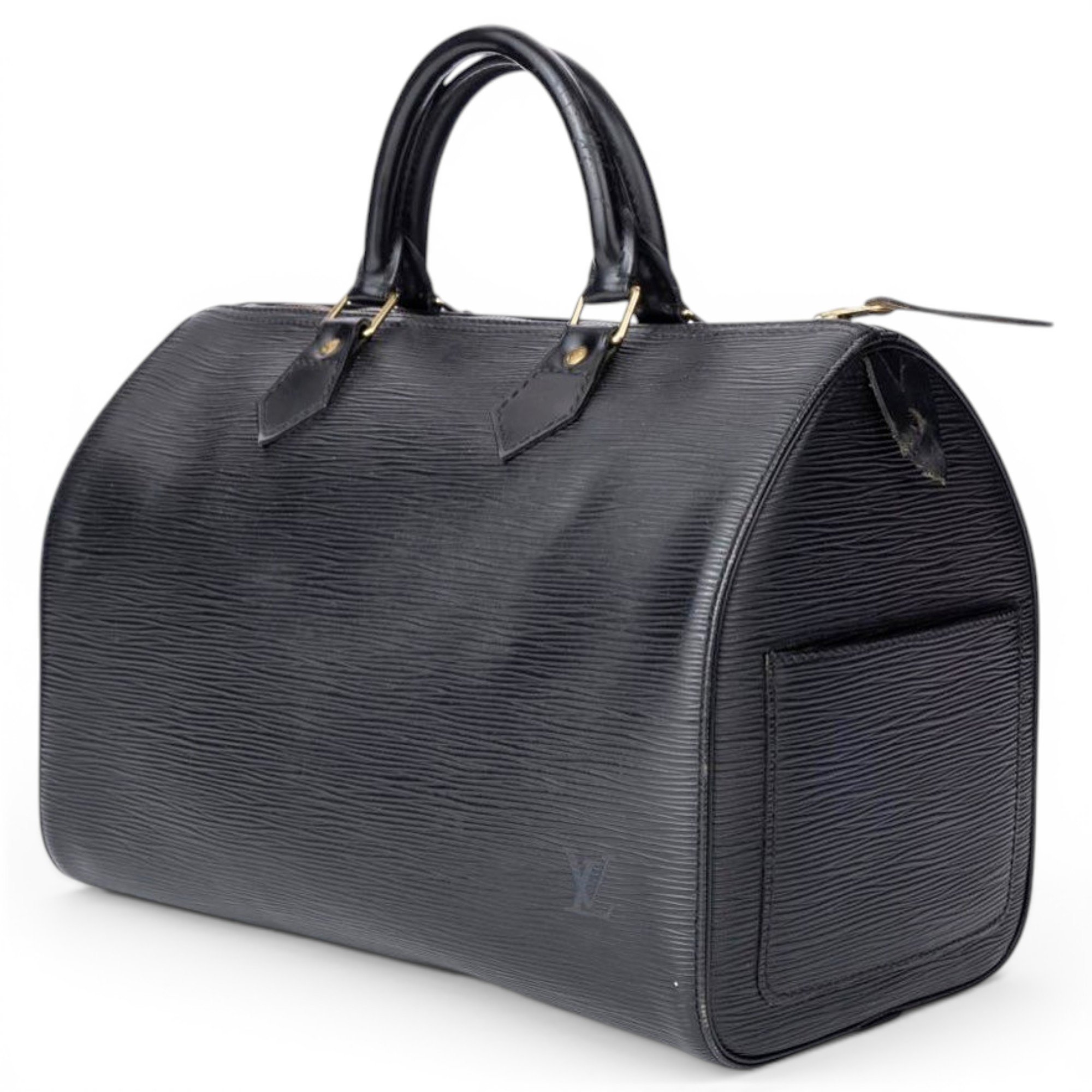 Speedy leather handbag