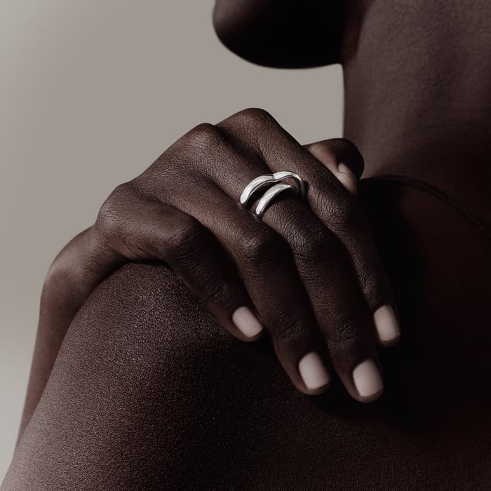 Sans Coloris Vertige Cœur Ring, Medium Model