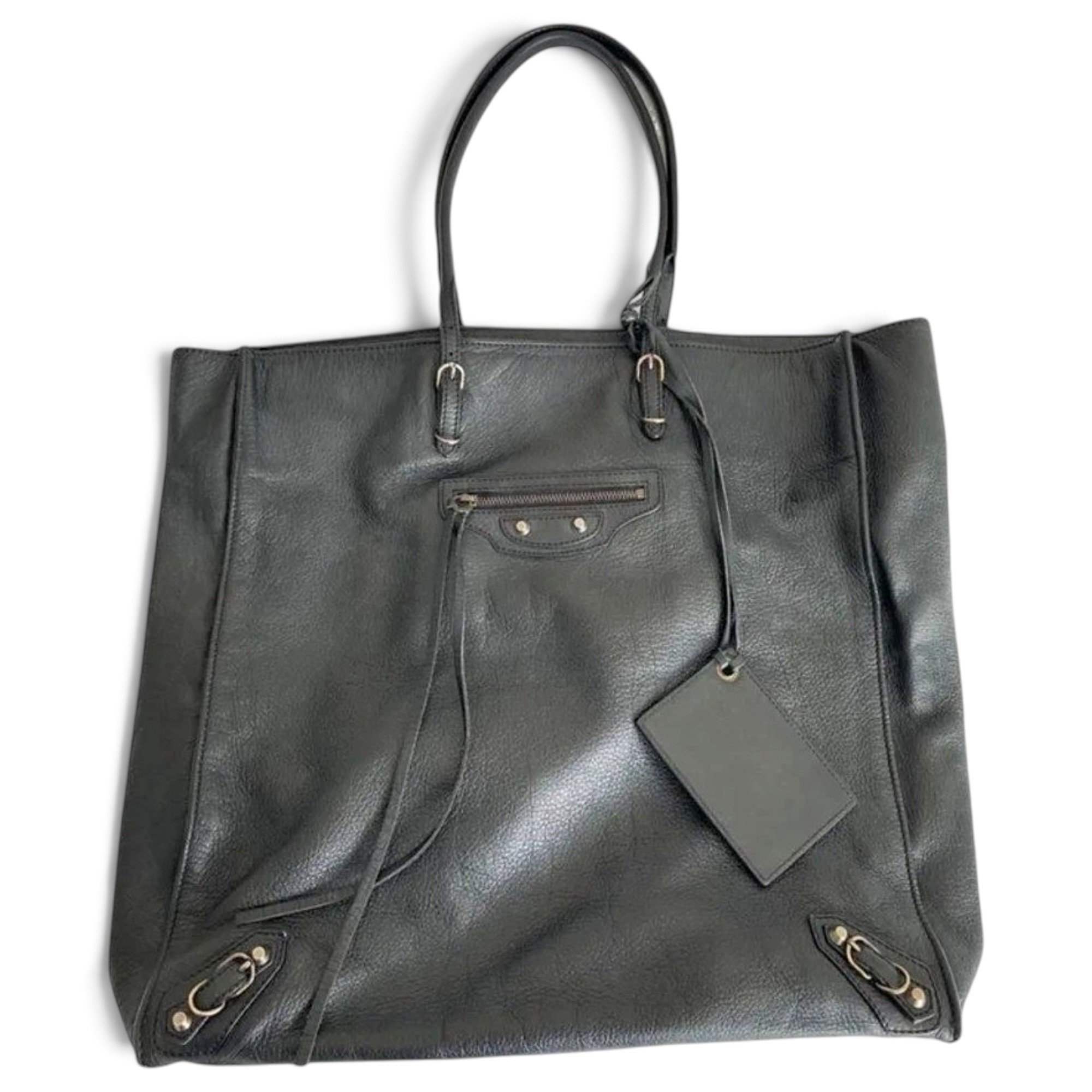 Papier leather tote