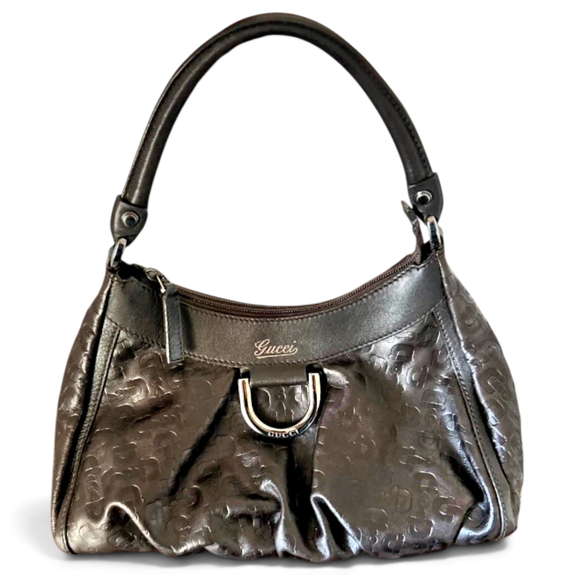 D-Ring leather handbag