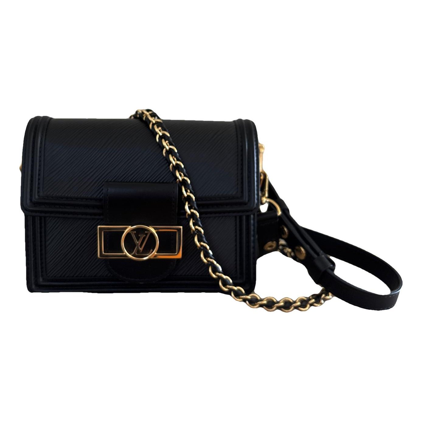 Dauphine leather handbag