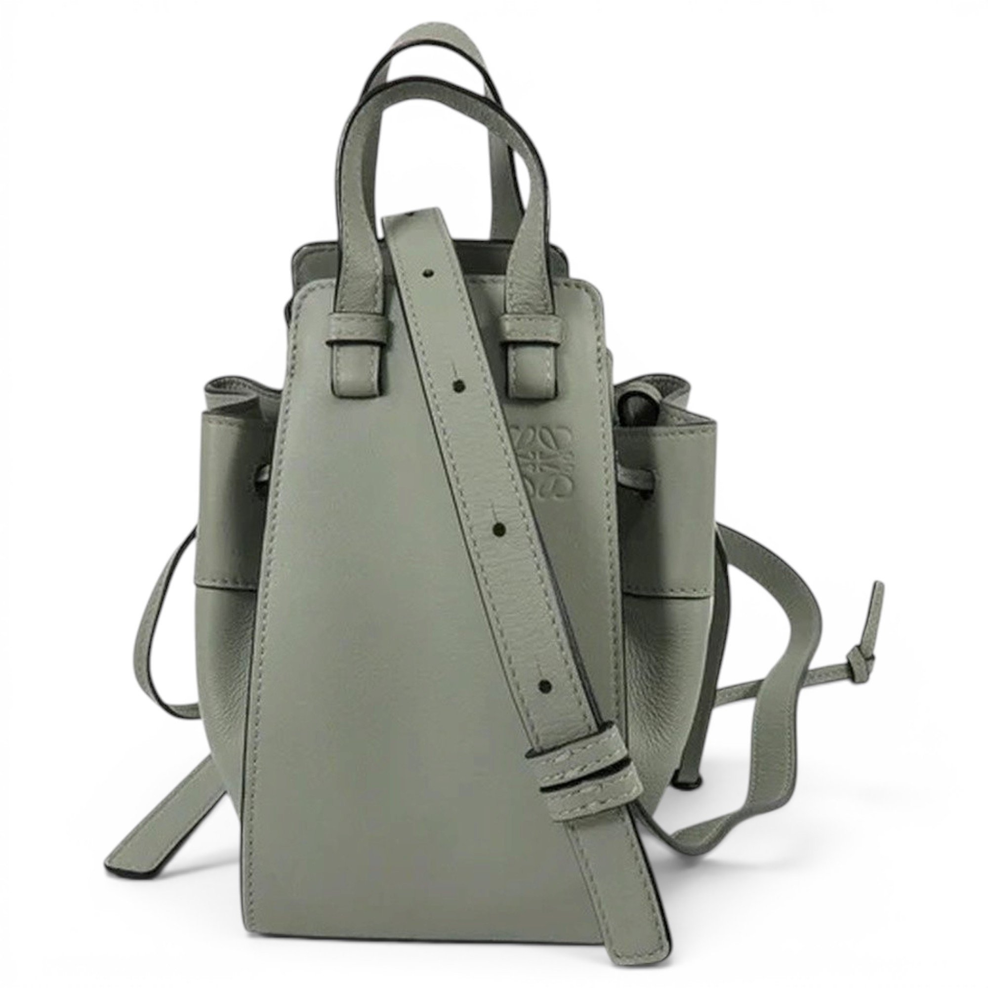 Hammock leather handbag