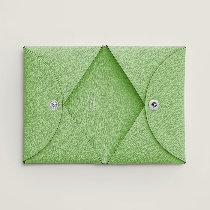 Vert Criquet Calvi Card Holder