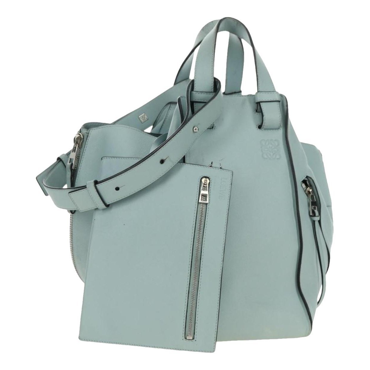 Hammock leather handbag
