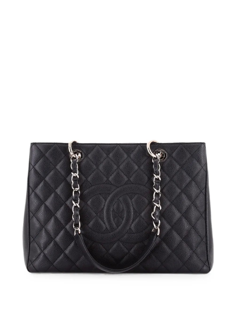 Grand Shopping Quilted Caviar tote bag