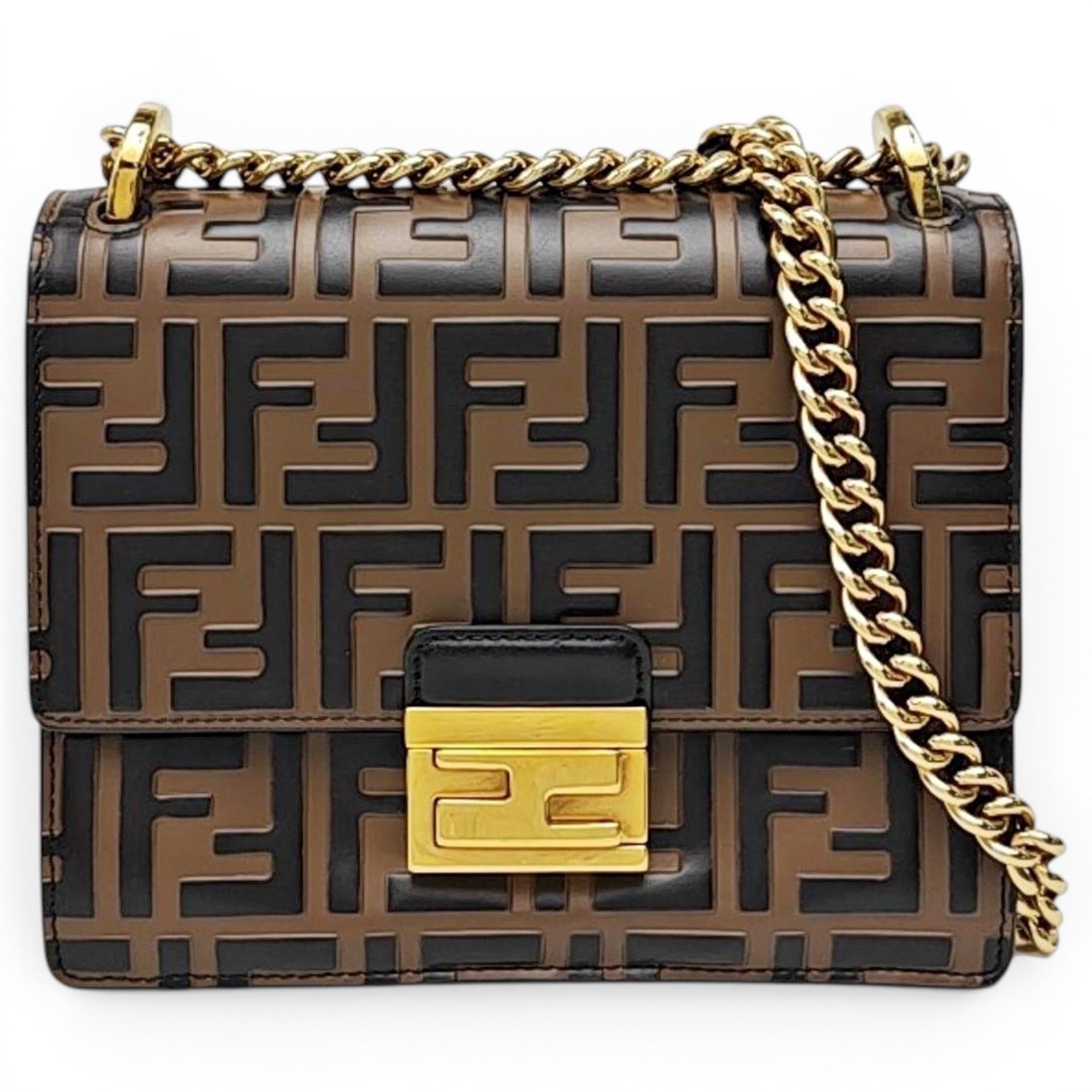 Kan U leather crossbody bag