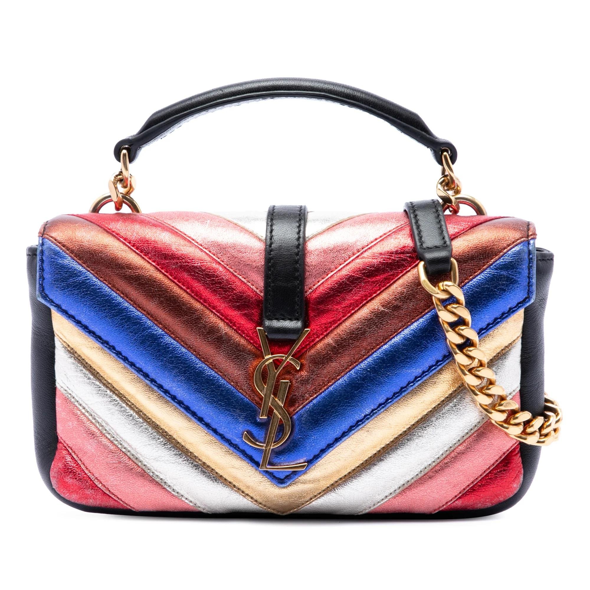 Collége monogramme leather handbag