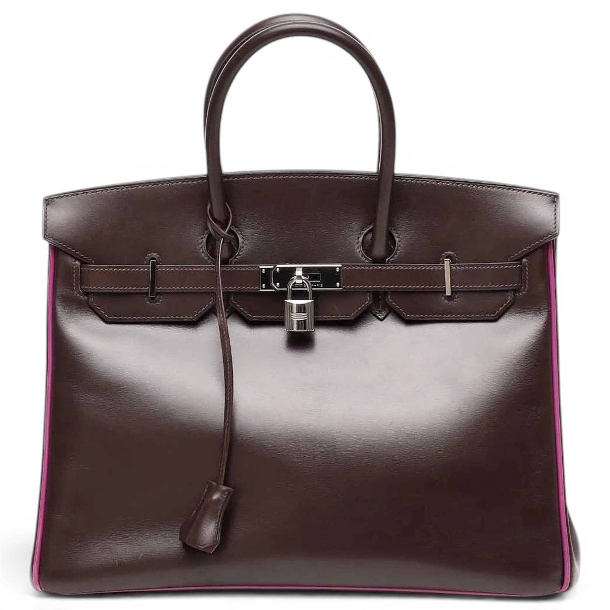 Birkin 35 leather handbag