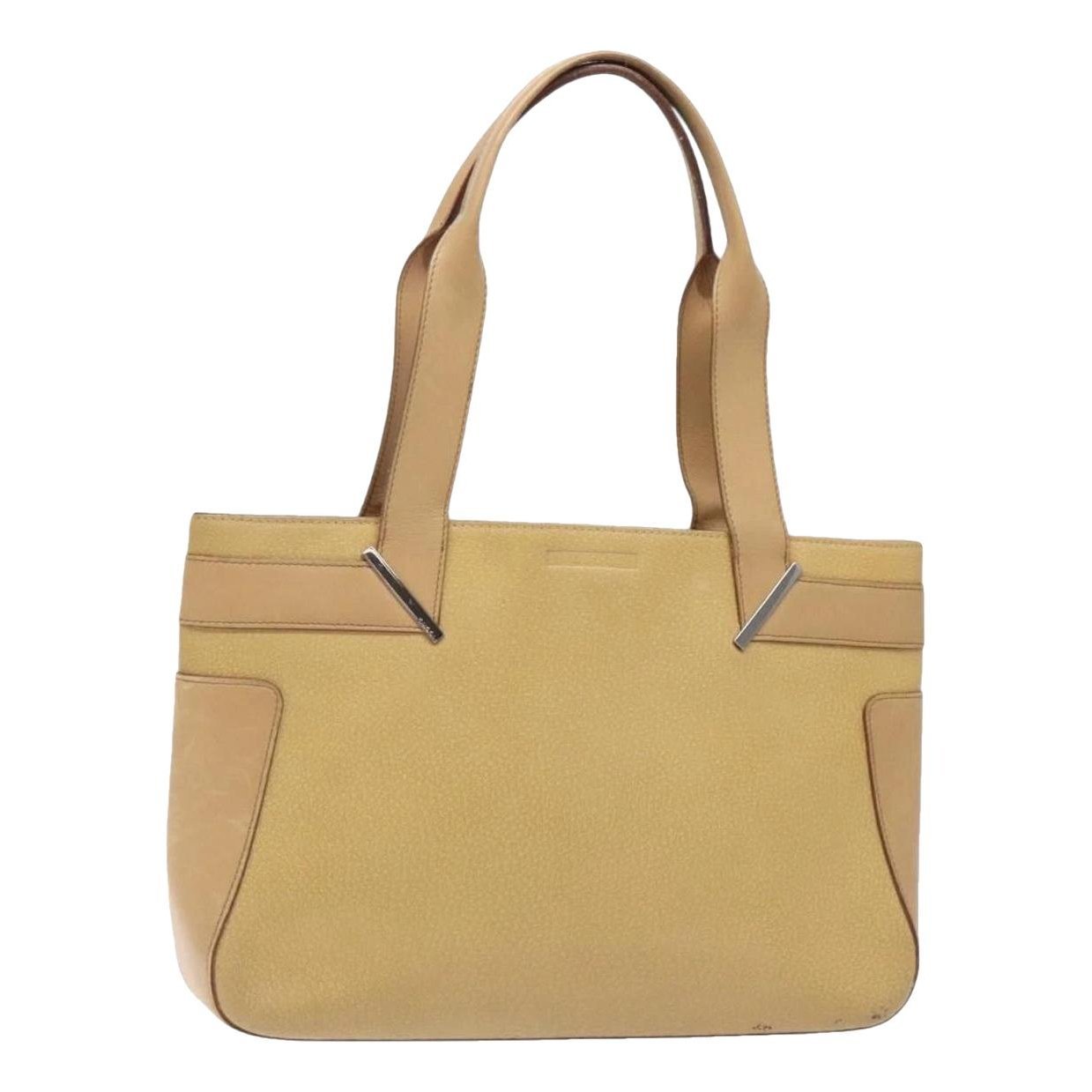 Leather tote