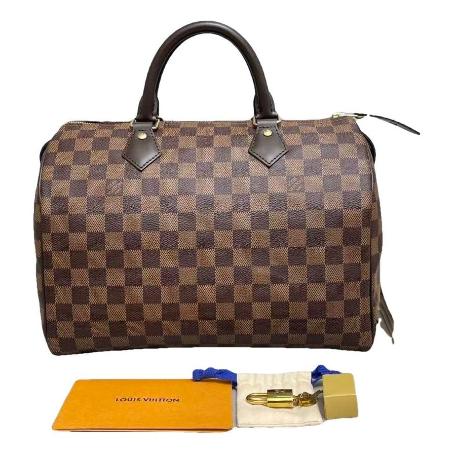 Speedy leather handbag