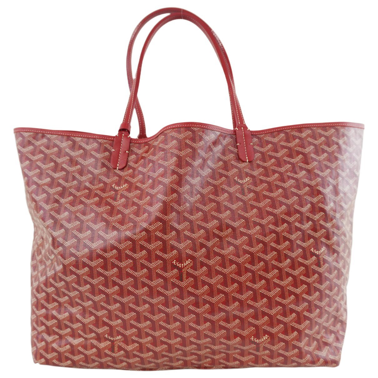 Goyard Saint-Louis leather tote