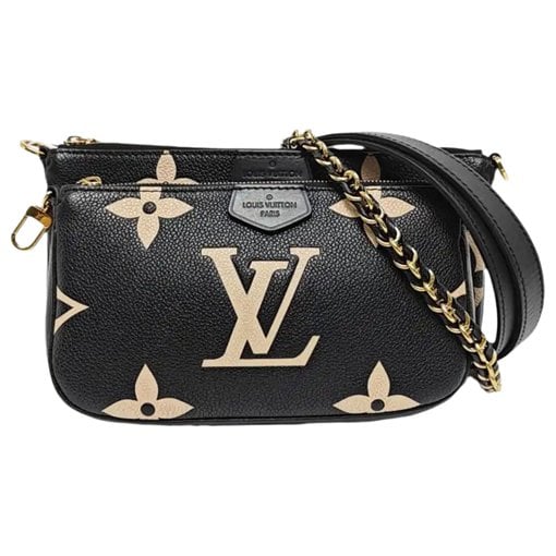 Maxi Multi Pochette Accessoires leather crossbody bag