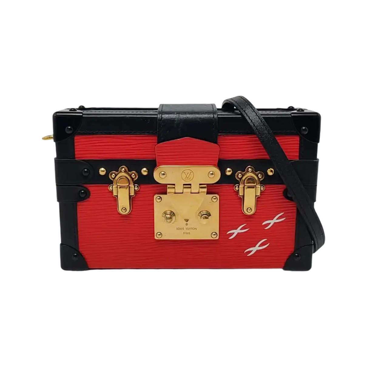 Louis Vuitton Petite Malle leather handbag