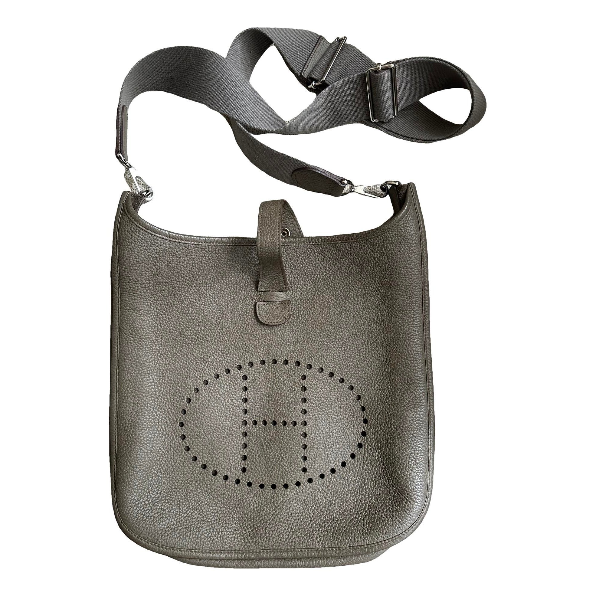 Hermes Evelyne Handbag Etain