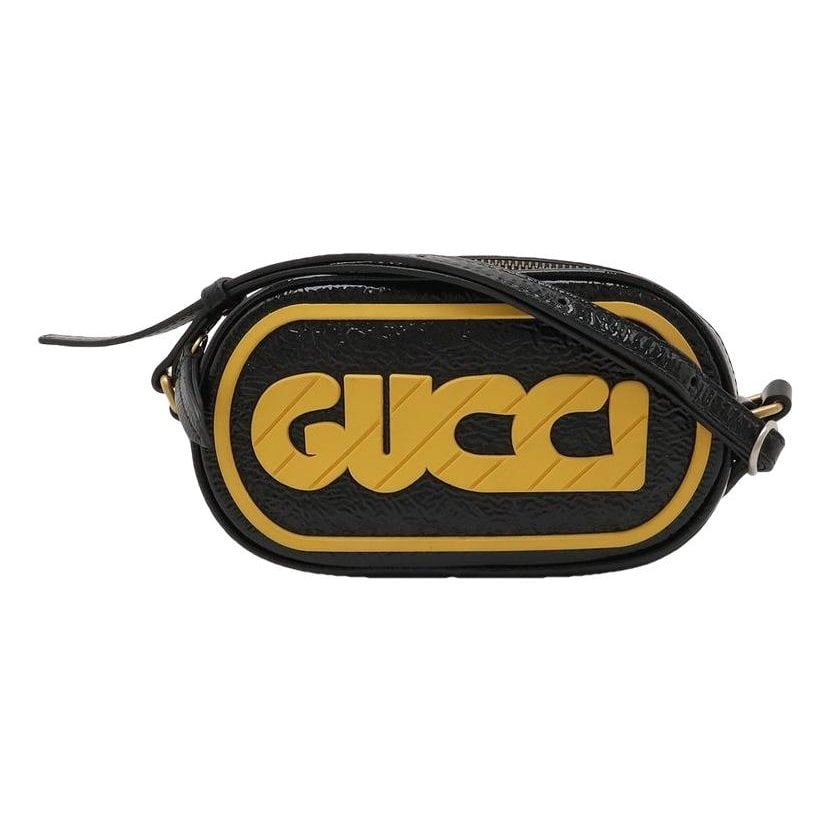 Patent leather crossbody bag