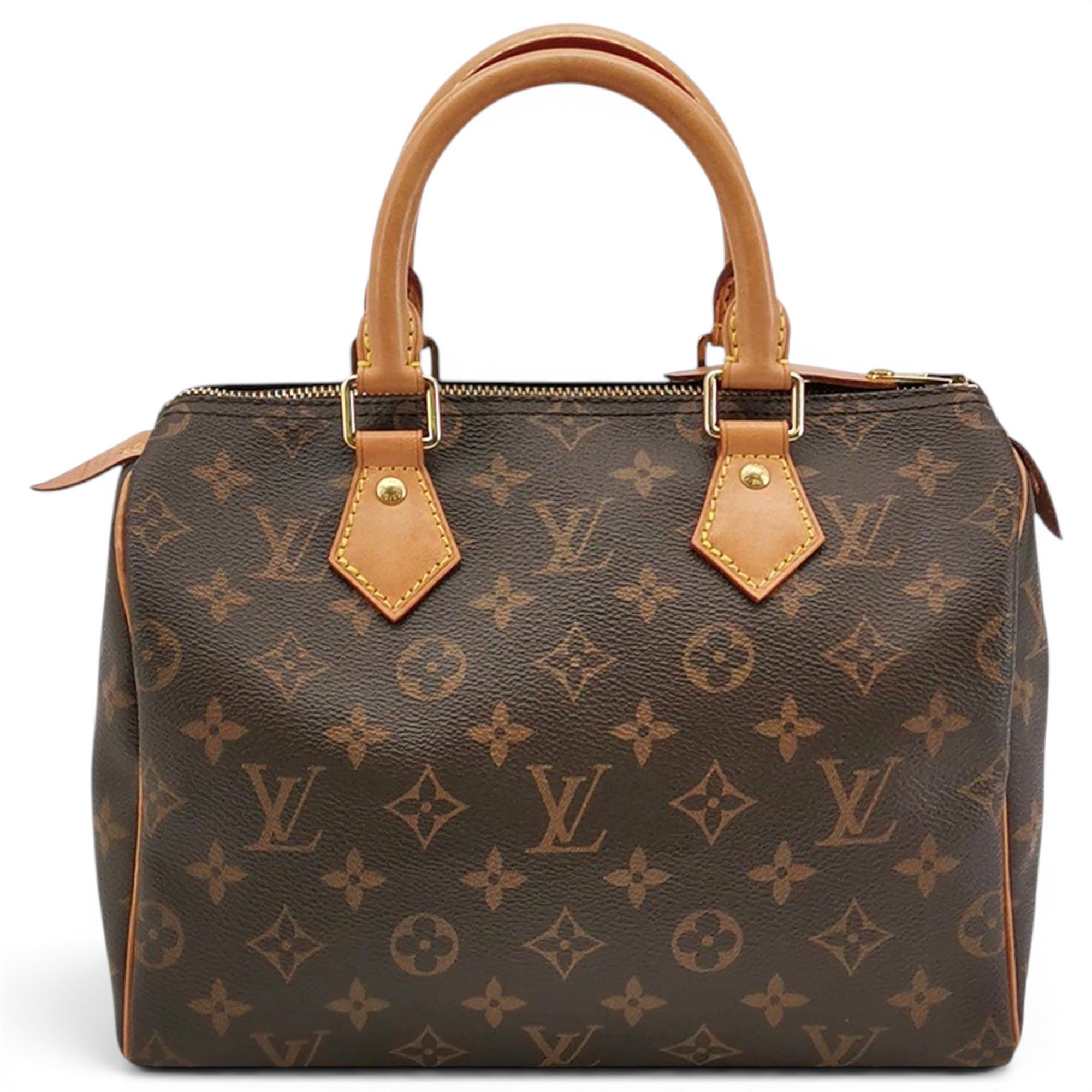 Speedy leather handbag