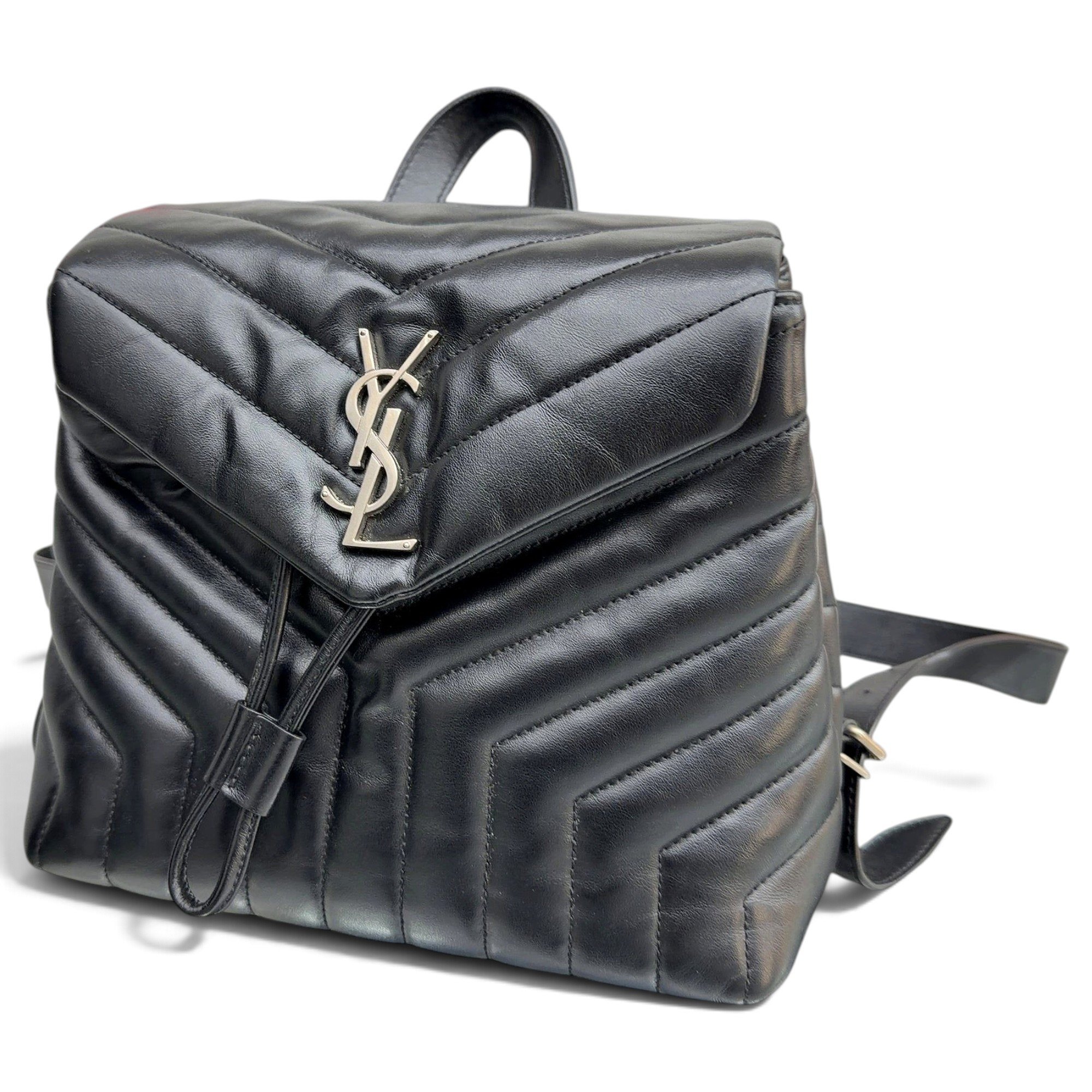 Loulou leather backpack