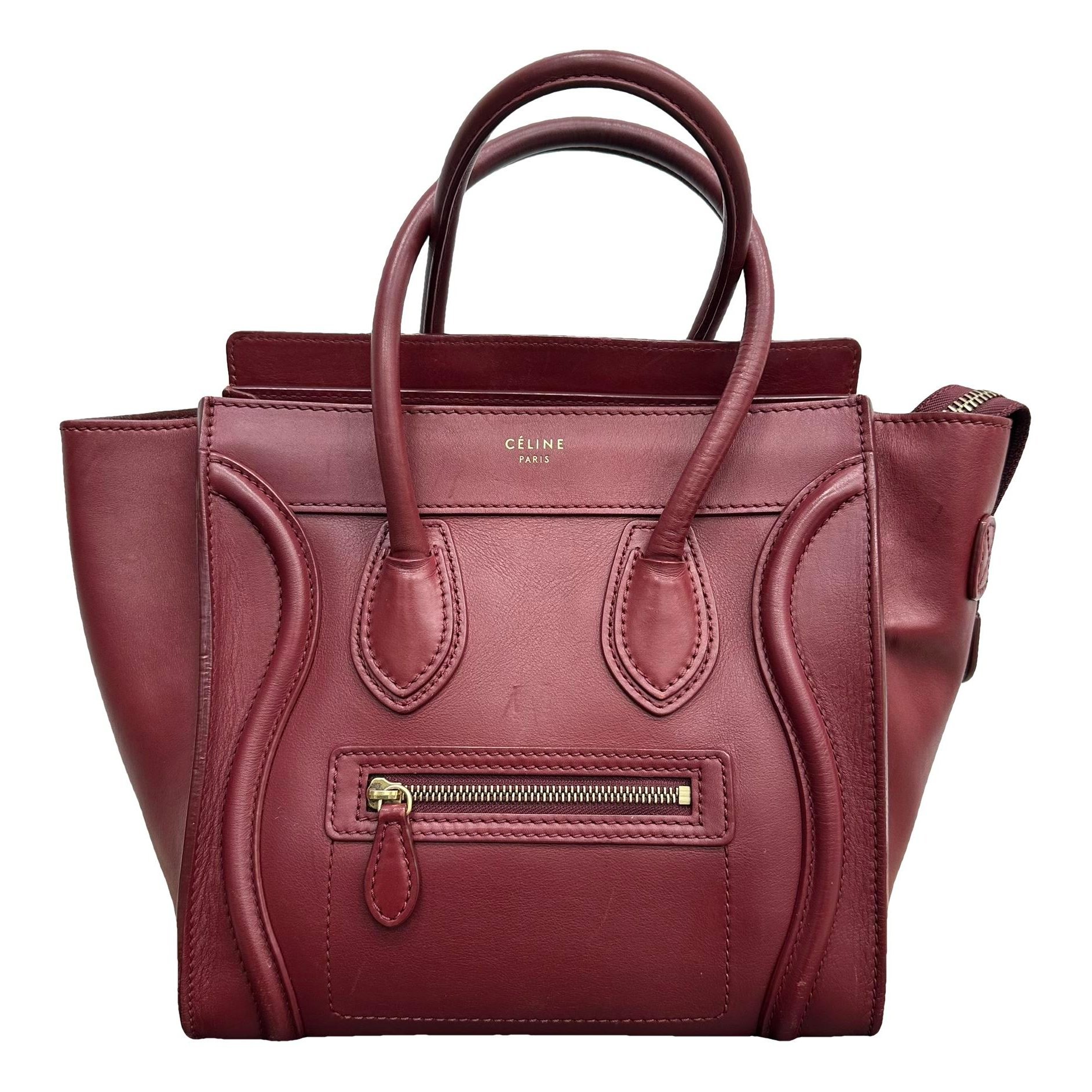 Luggage leather handbag