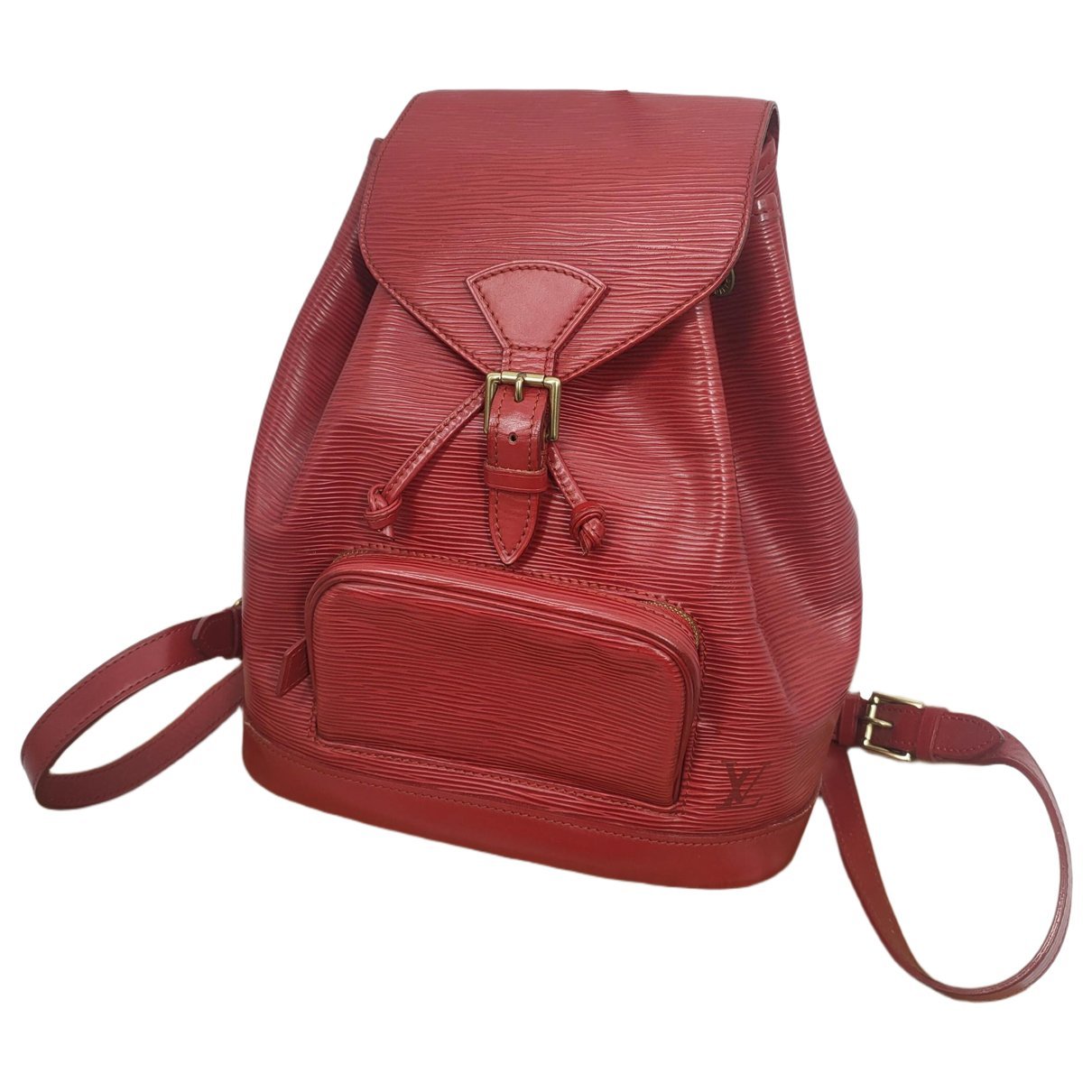 Leather backpack
