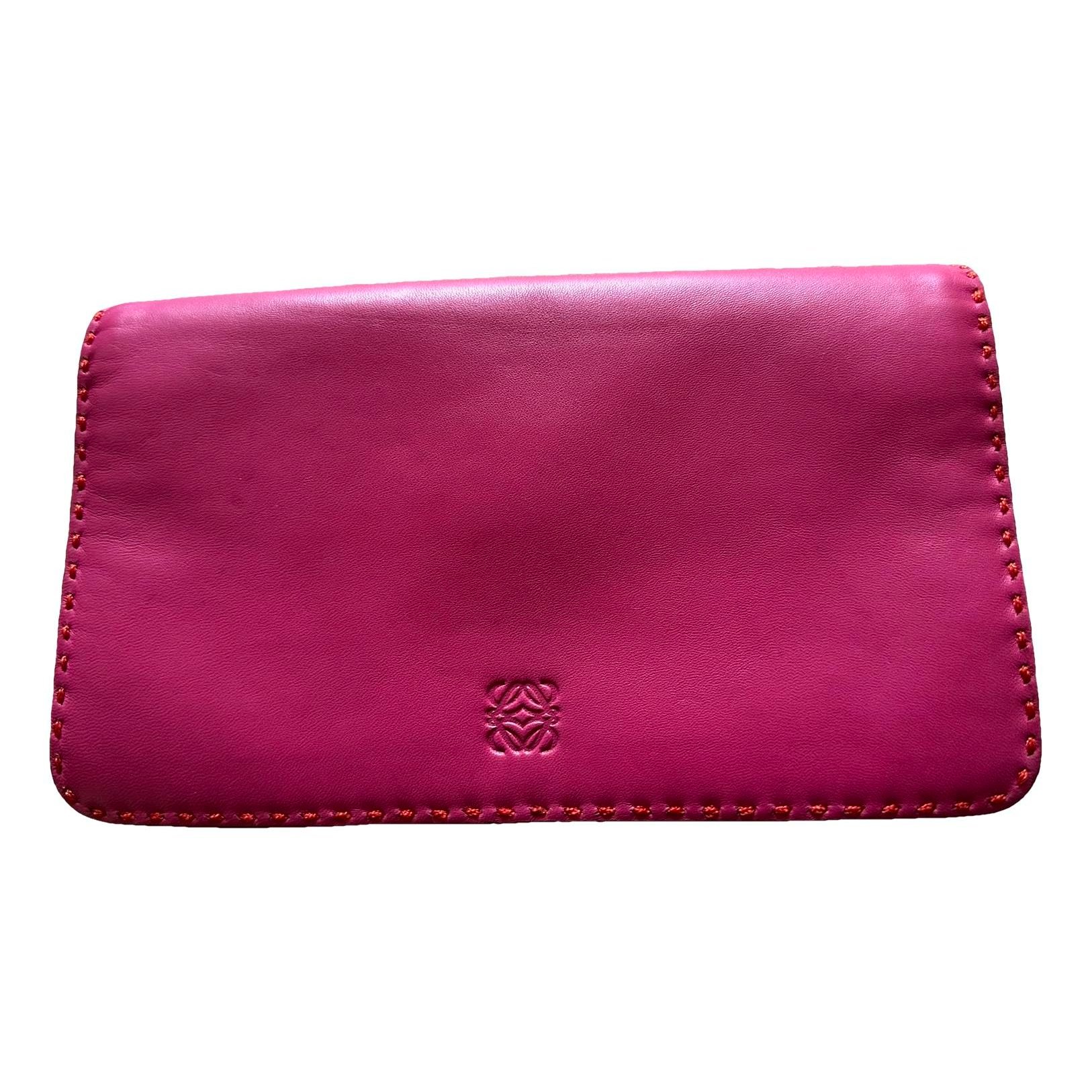 Loewe Leather clutch bag