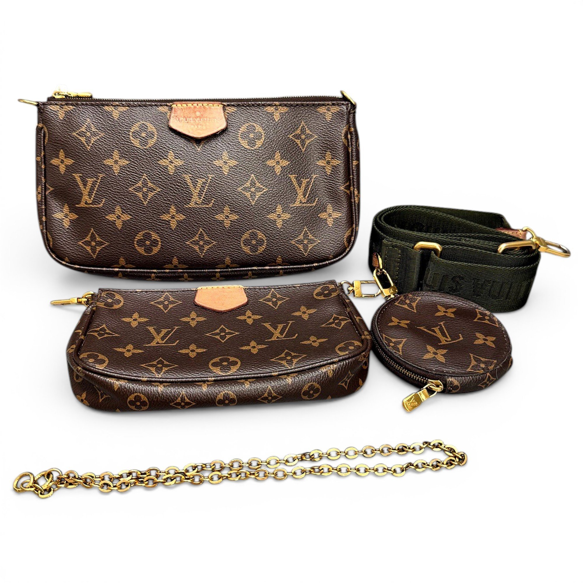 Multi Pochette Accessoires leather handbag