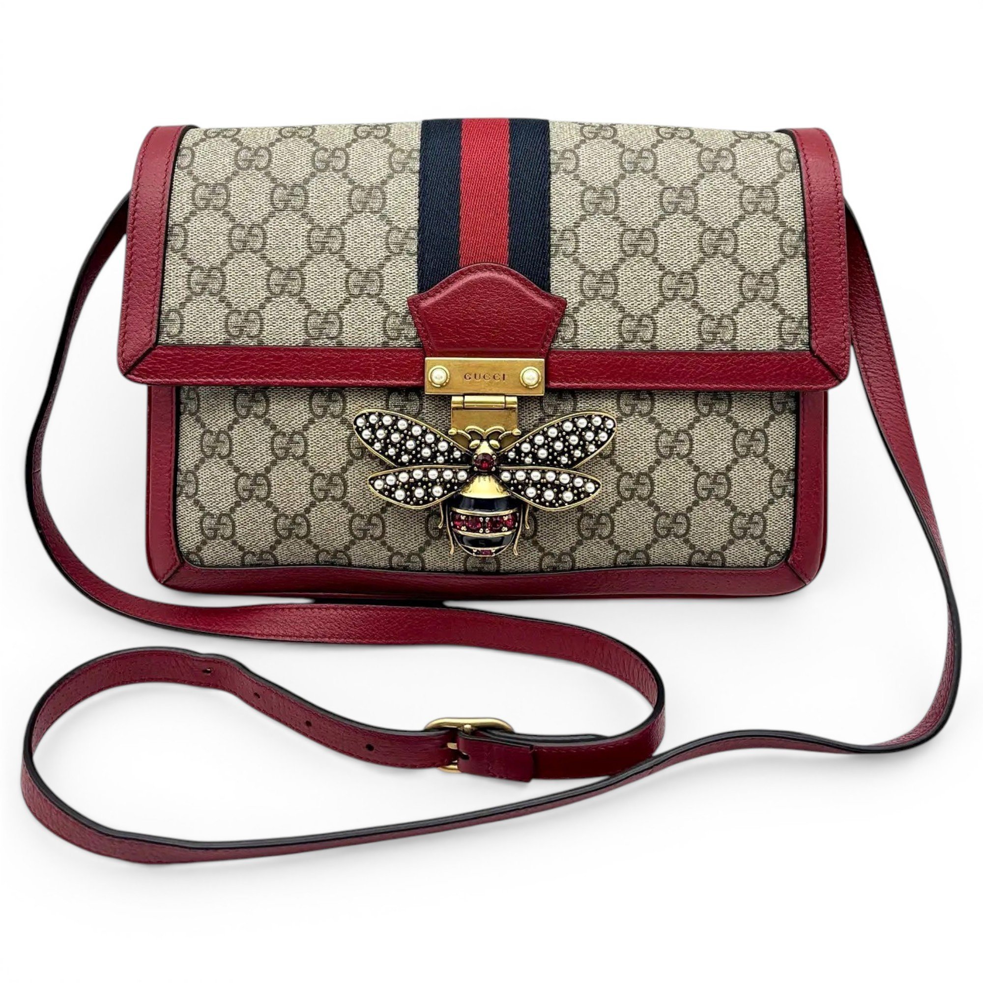 Leather crossbody bag