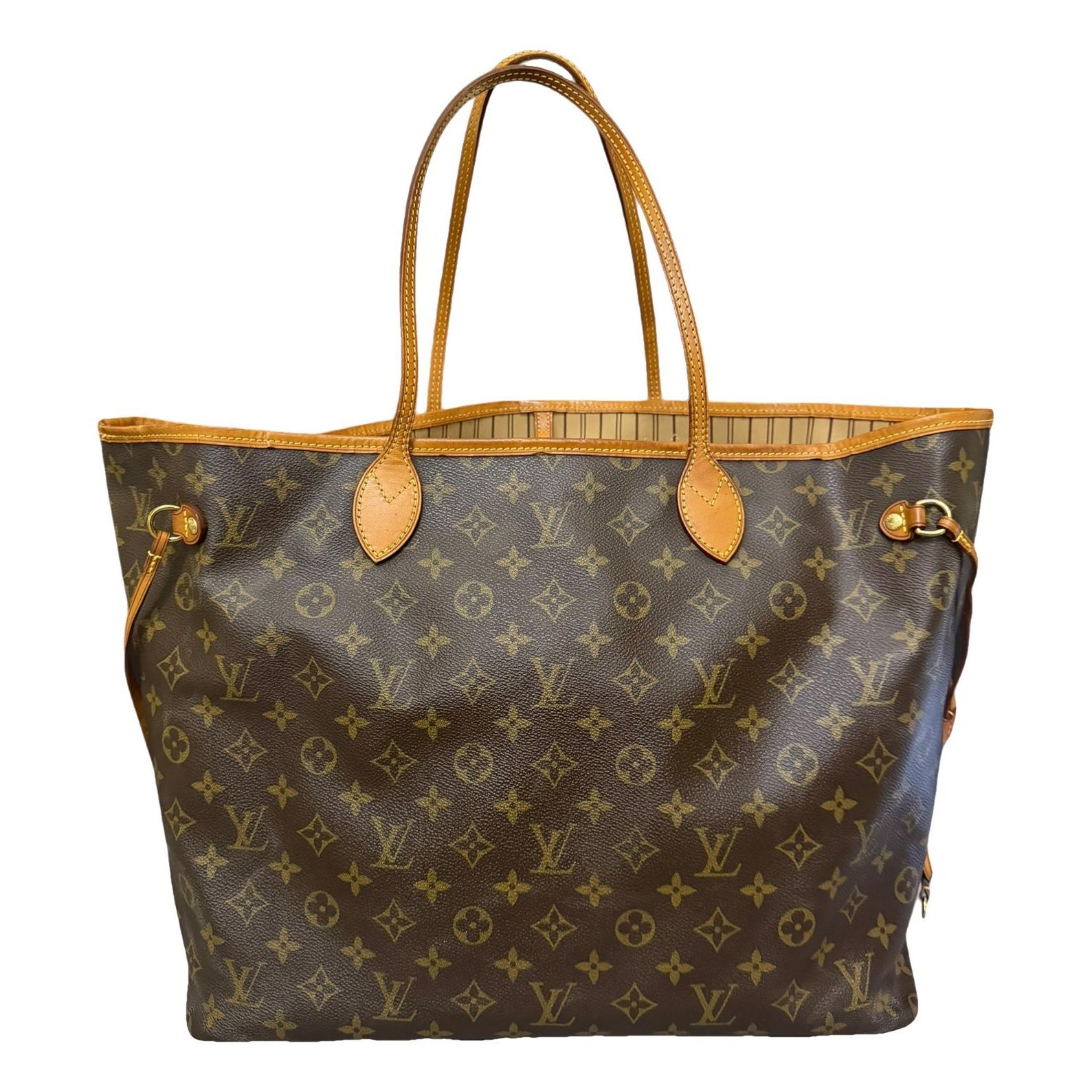 Neverfull leather tote