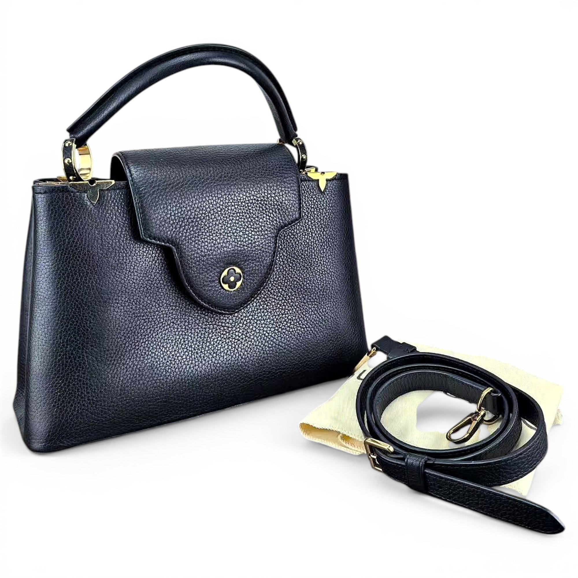 Capucines leather handbag