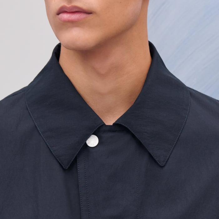 Marine Zipped Straight Cut Jacket