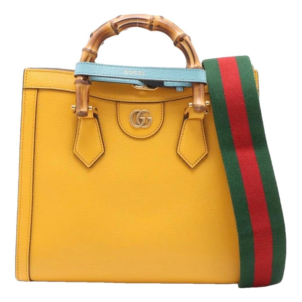 Diana Bamboo leather tote