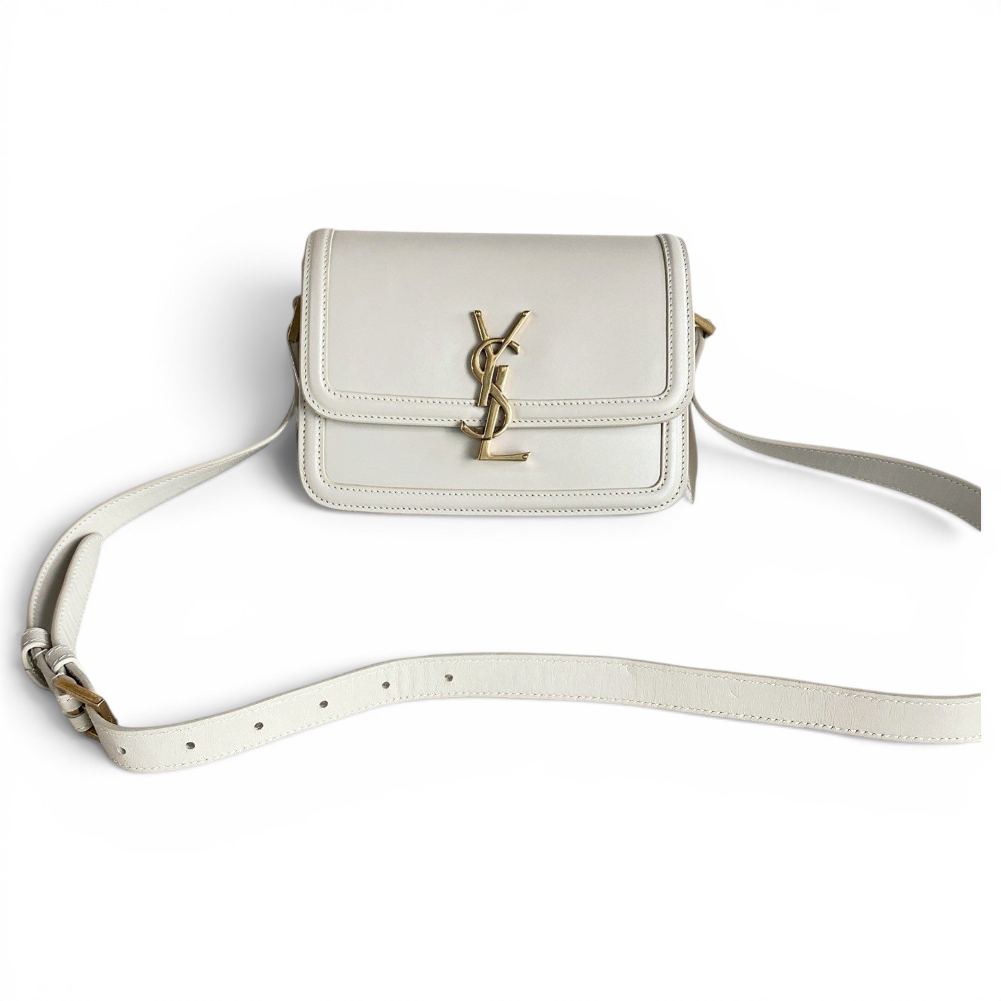 Solférino leather handbag