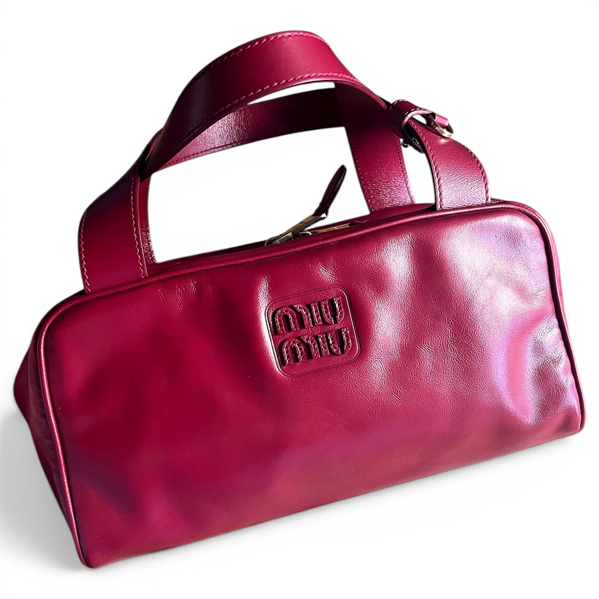 Beau leather handbag
