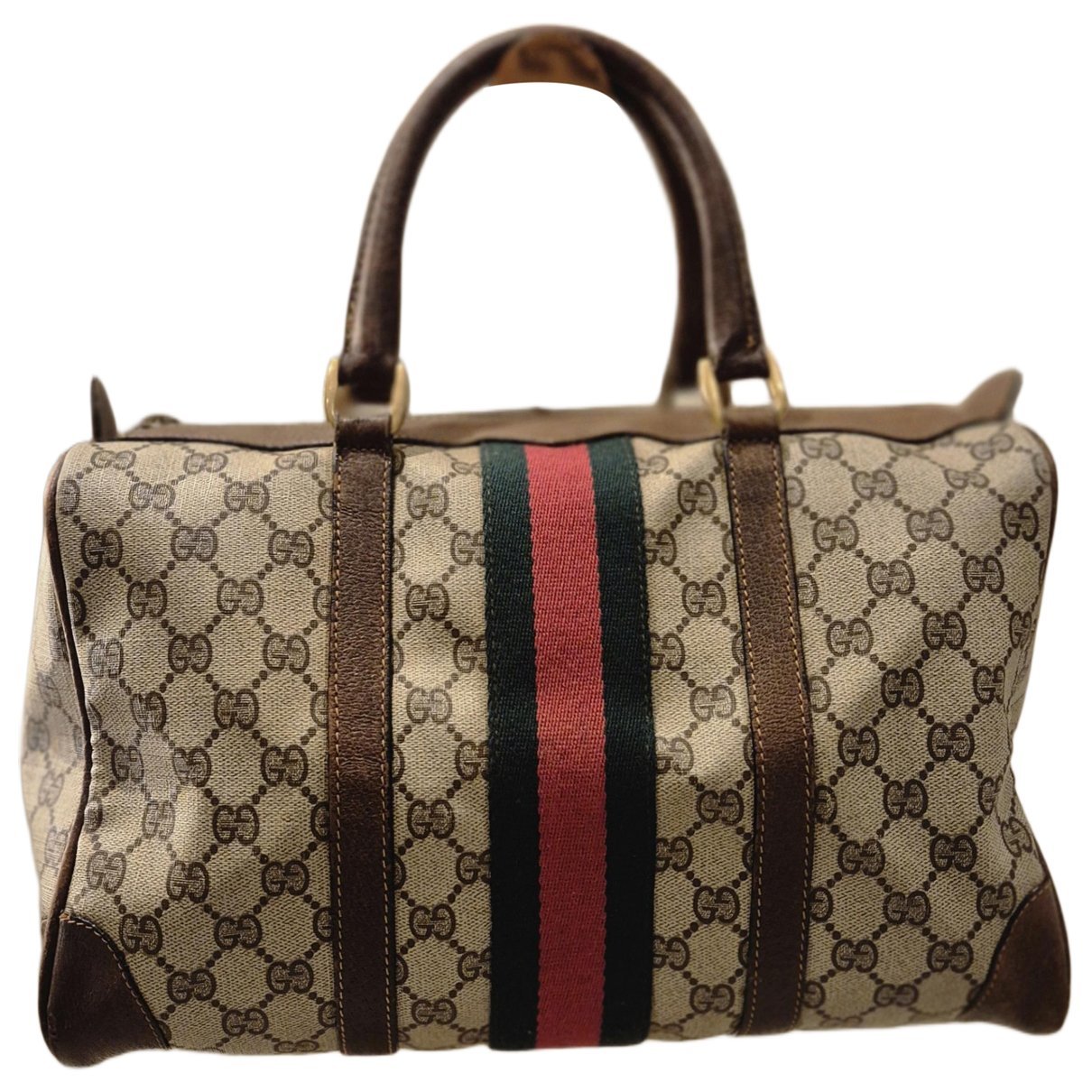 Leather bowling bag