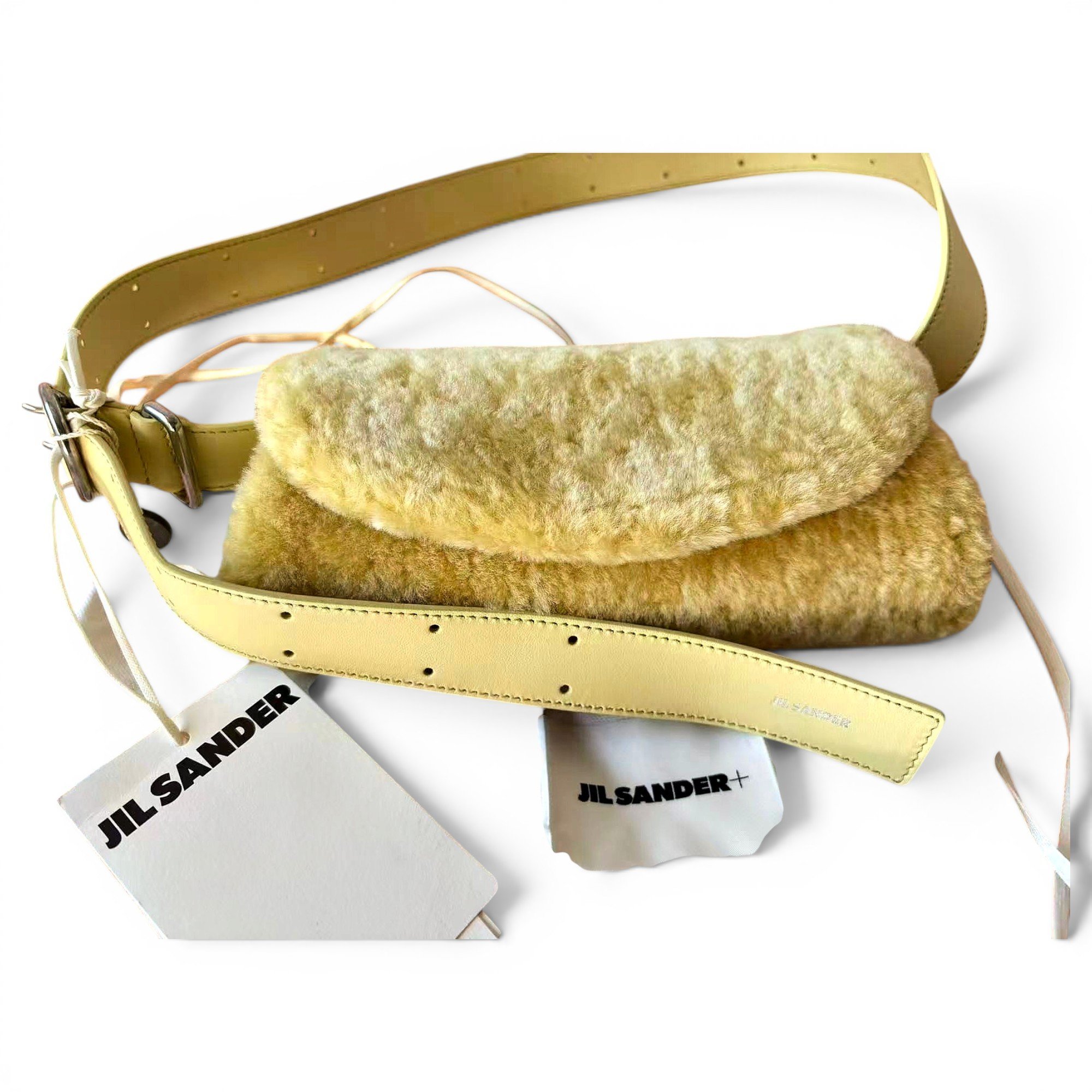 Jil Sander Tangle leather crossbody bag