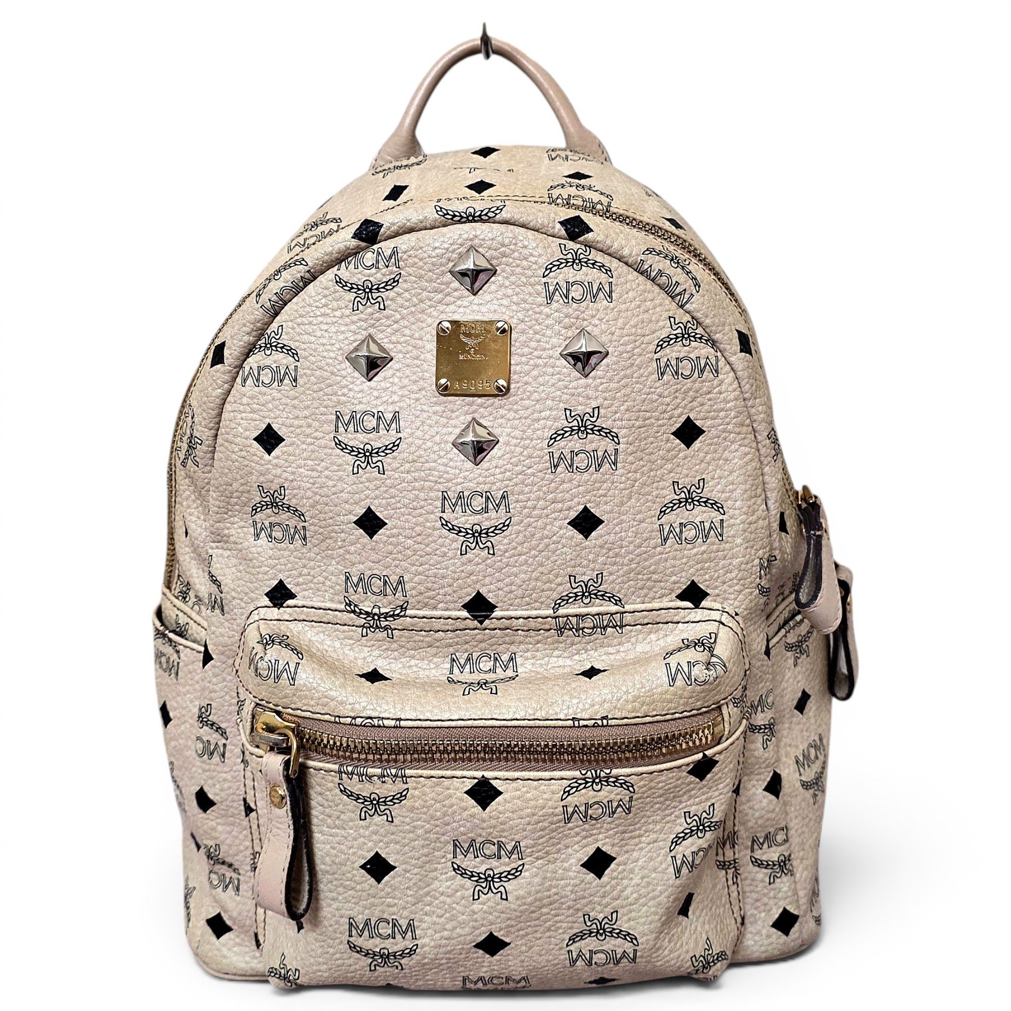 Leather backpack