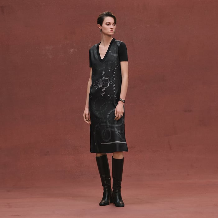 Gris Charbon "Palefroi Remix" Twillaine Long Dress