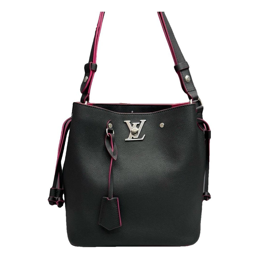 Louis Vuitton Lockme Bucket leather tote