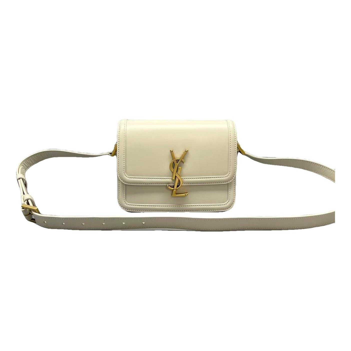 Solférino leather handbag