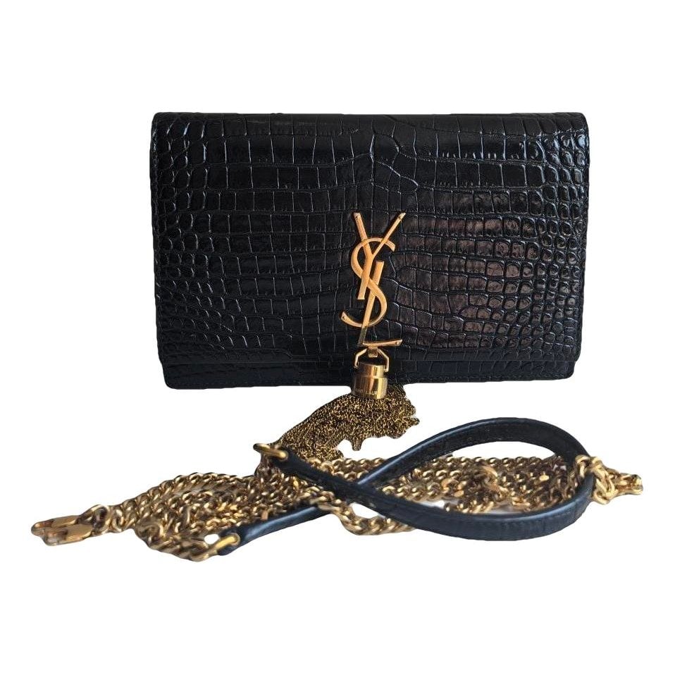 Pompom Kate leather handbag