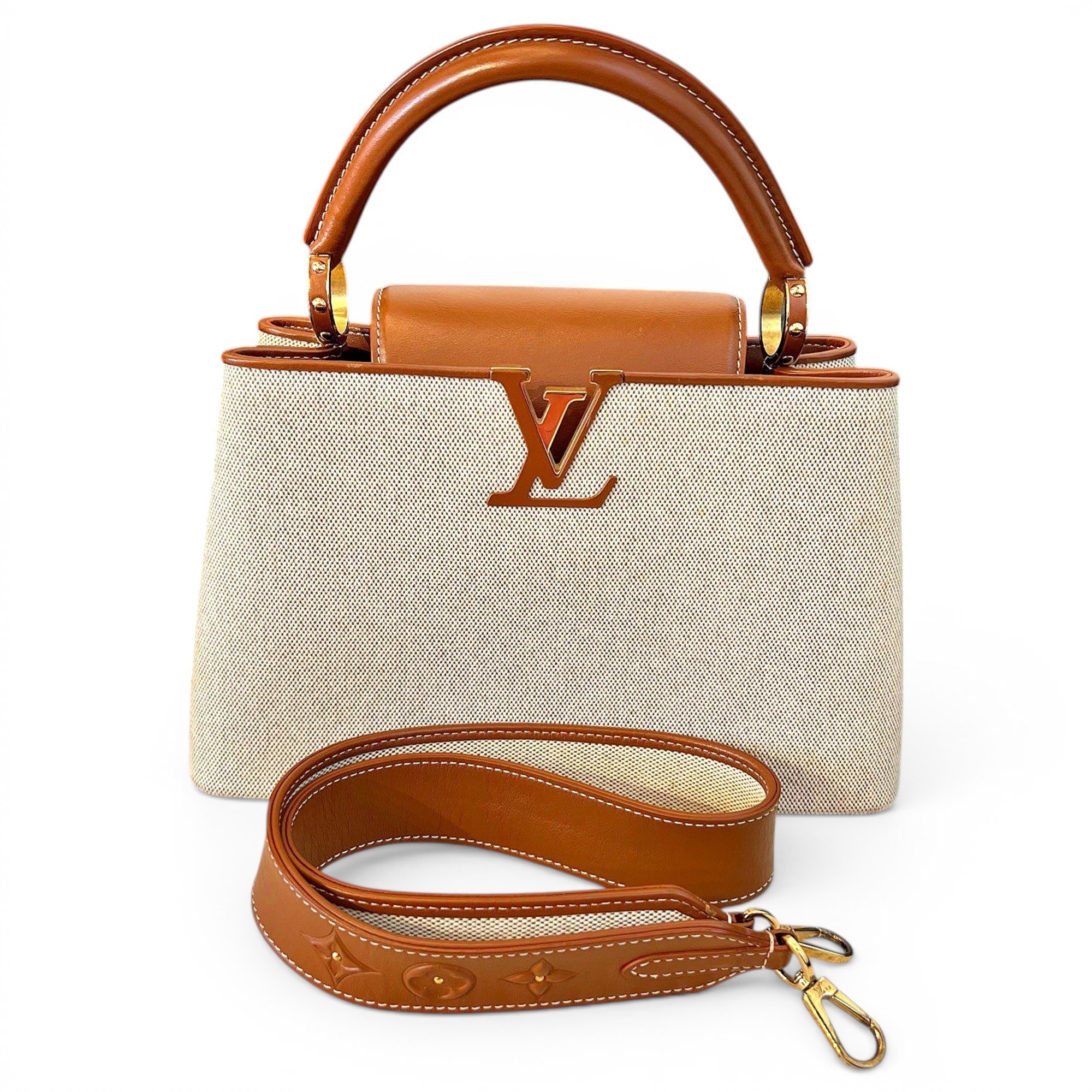 Capucines cloth handbag