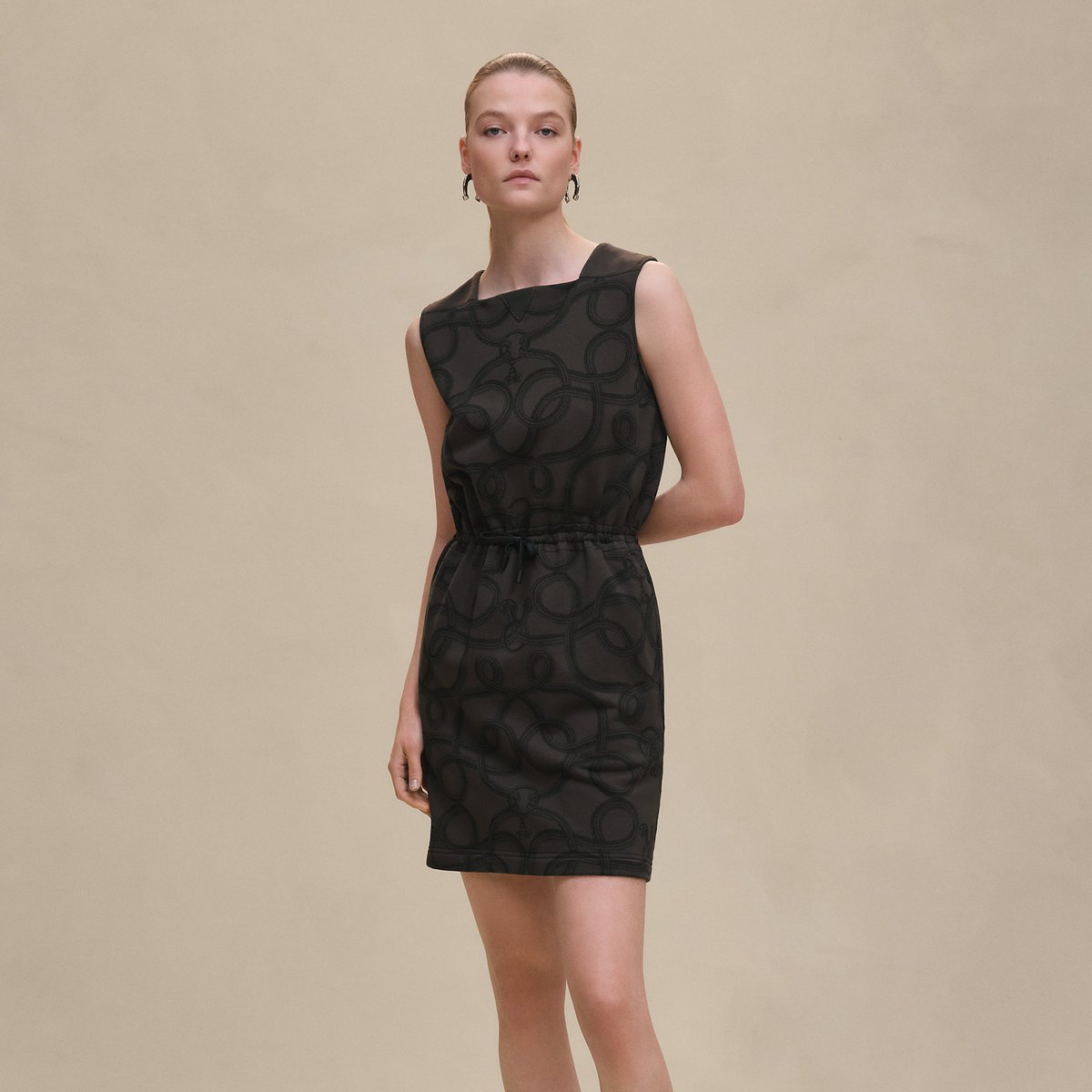 "Palefroi Remix" sleeveless dress