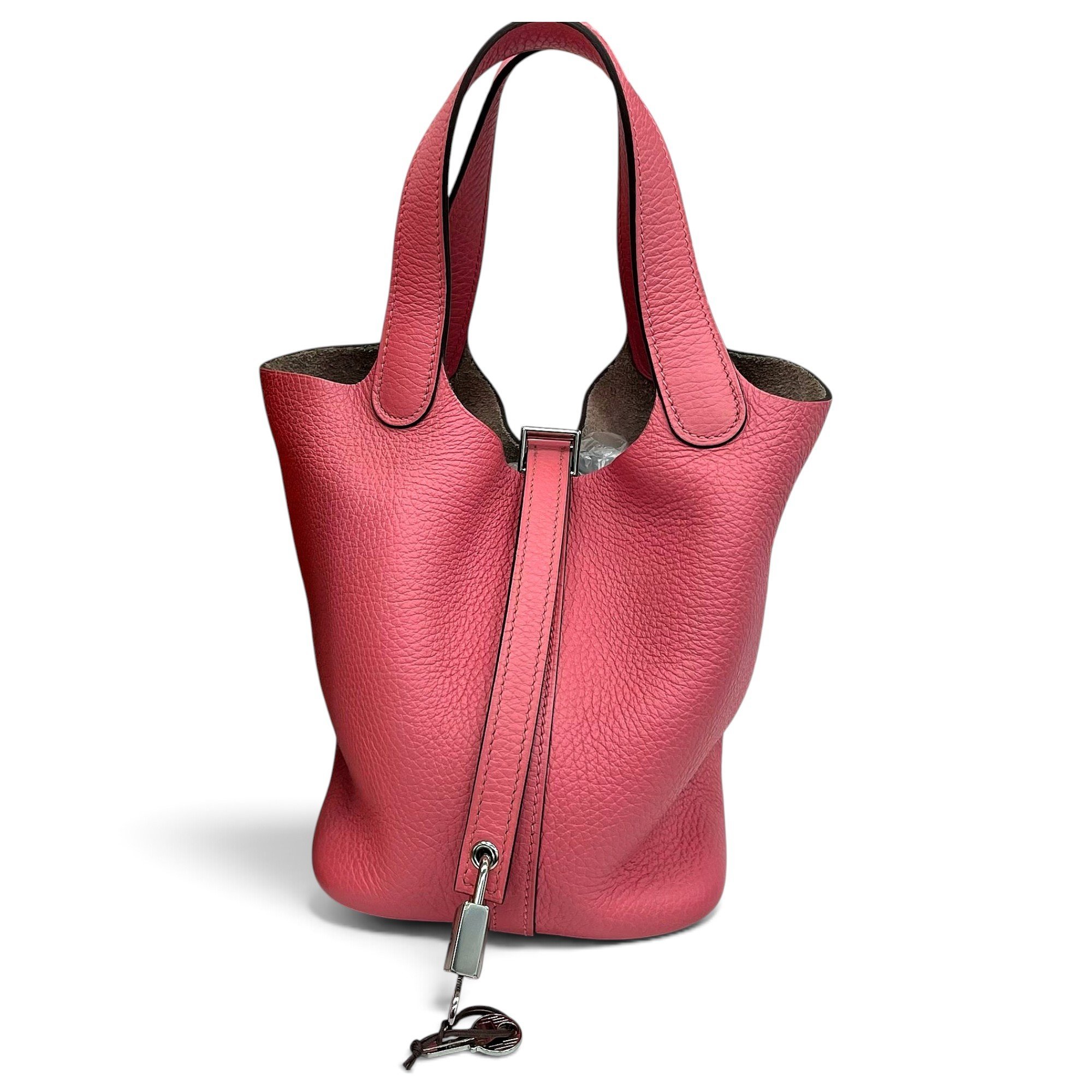 Picotin leather handbag