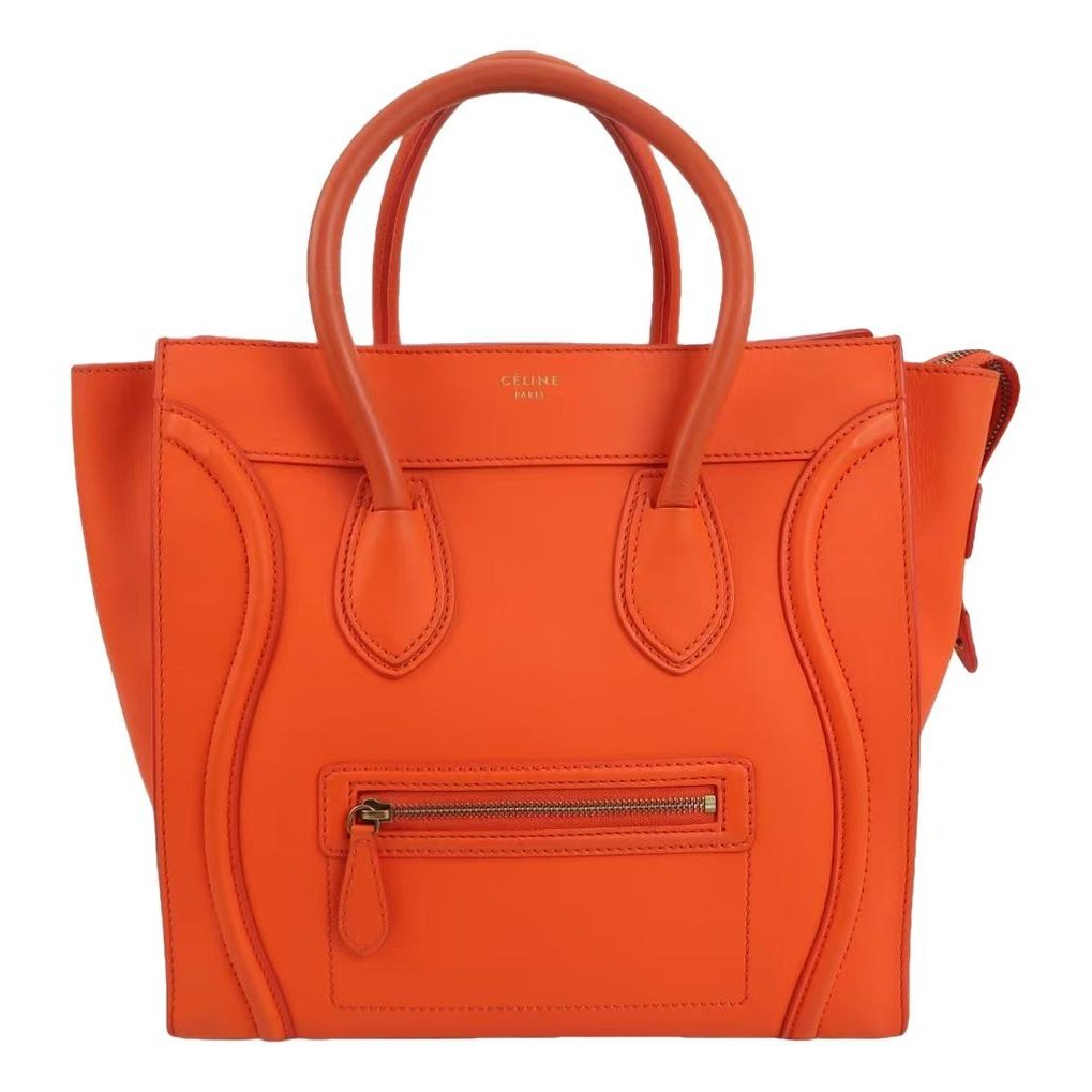 Luggage leather handbag