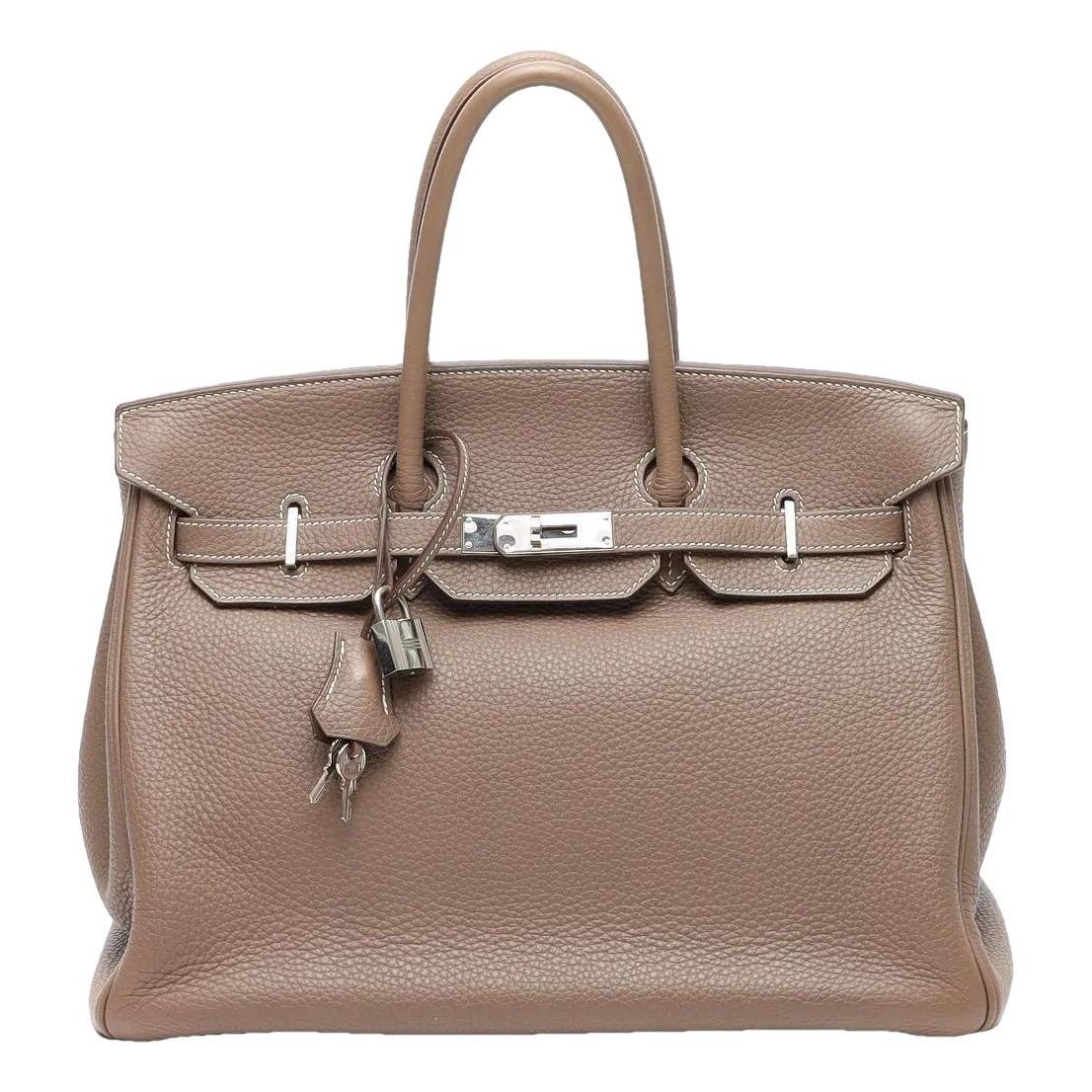 Birkin 35 leather handbag