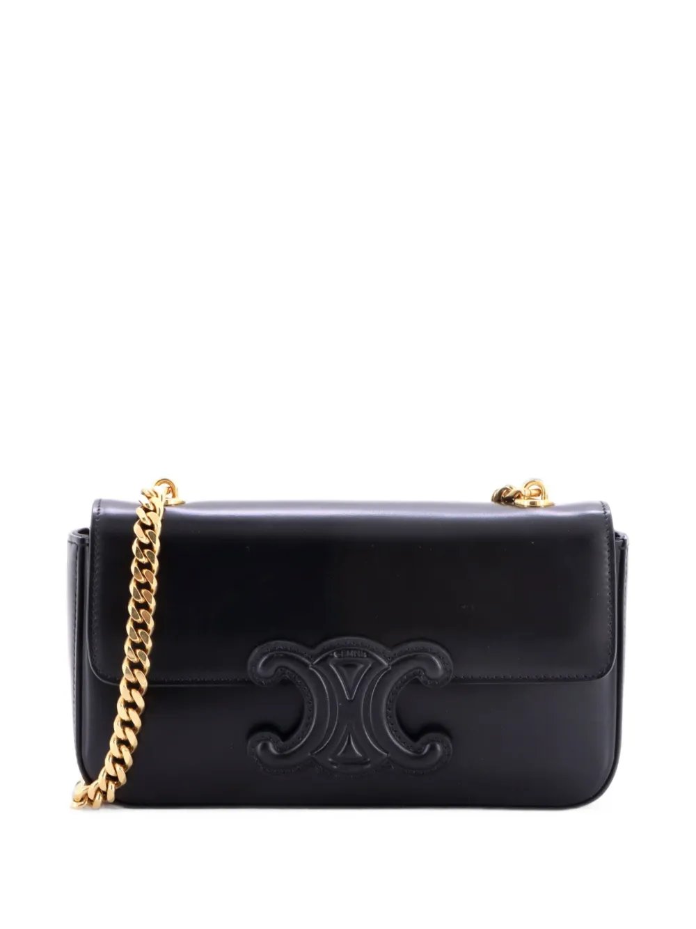 Celine Triomphe Chain Leather Small shoulder bag