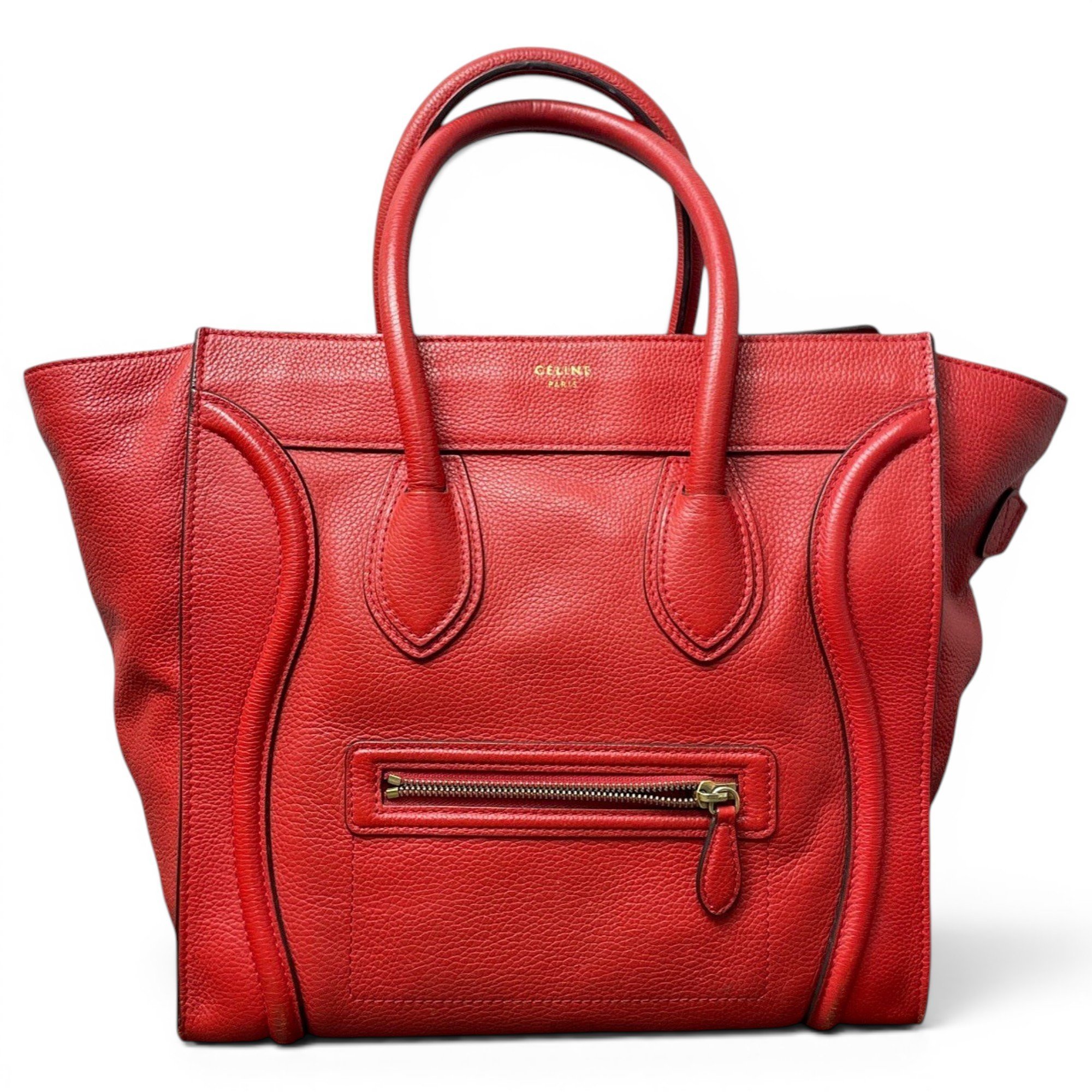Luggage leather handbag