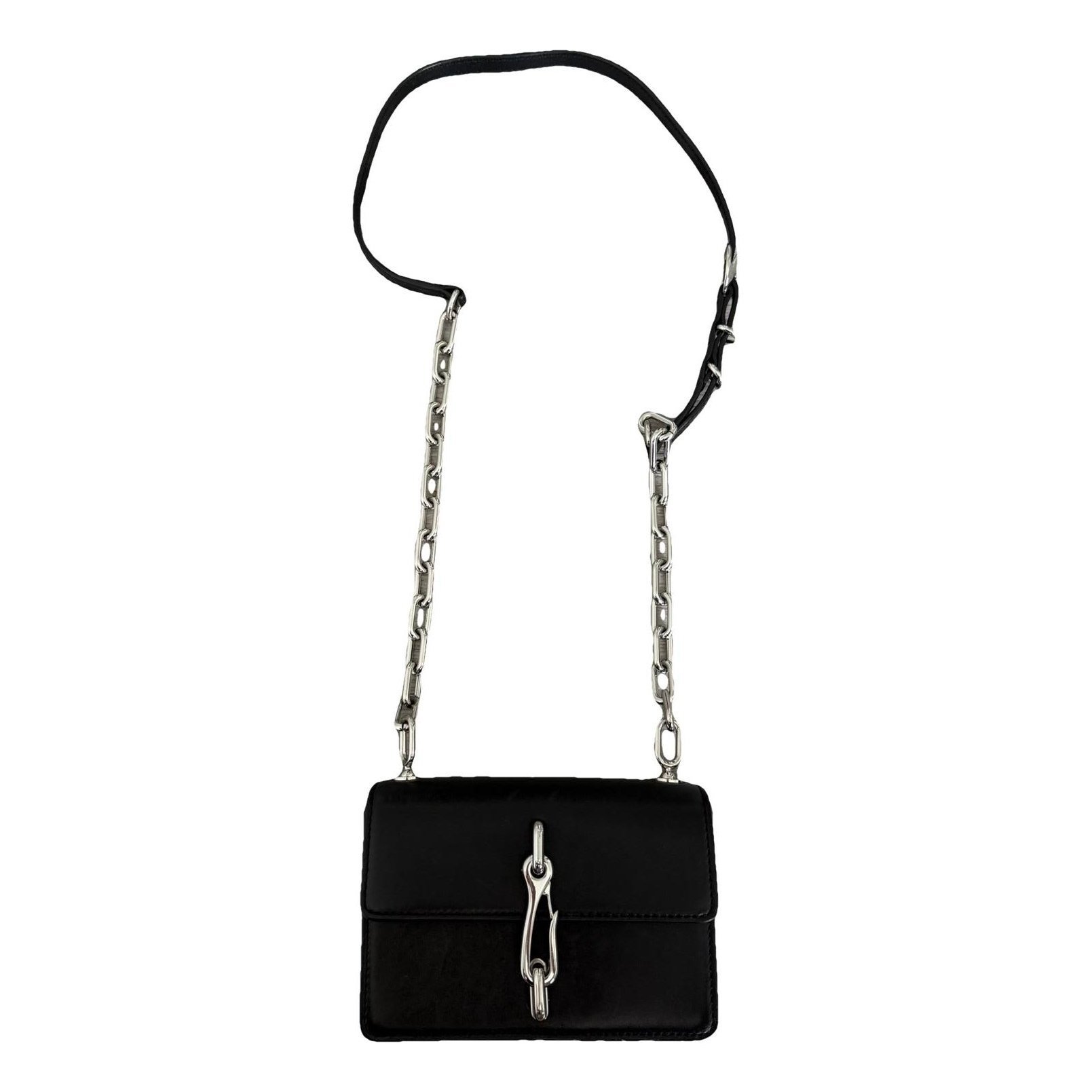 Hook leather mini bag