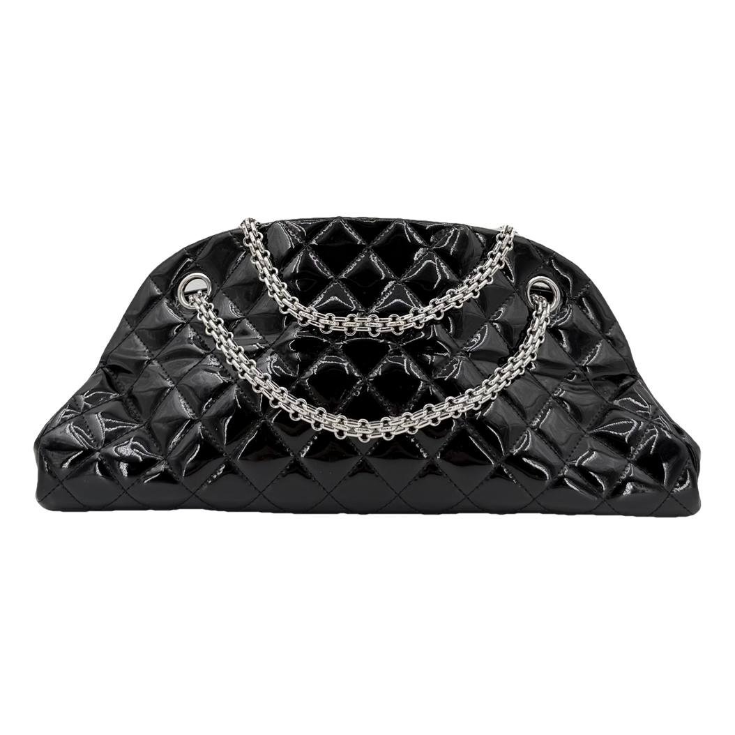Mademoiselle patent leather handbag