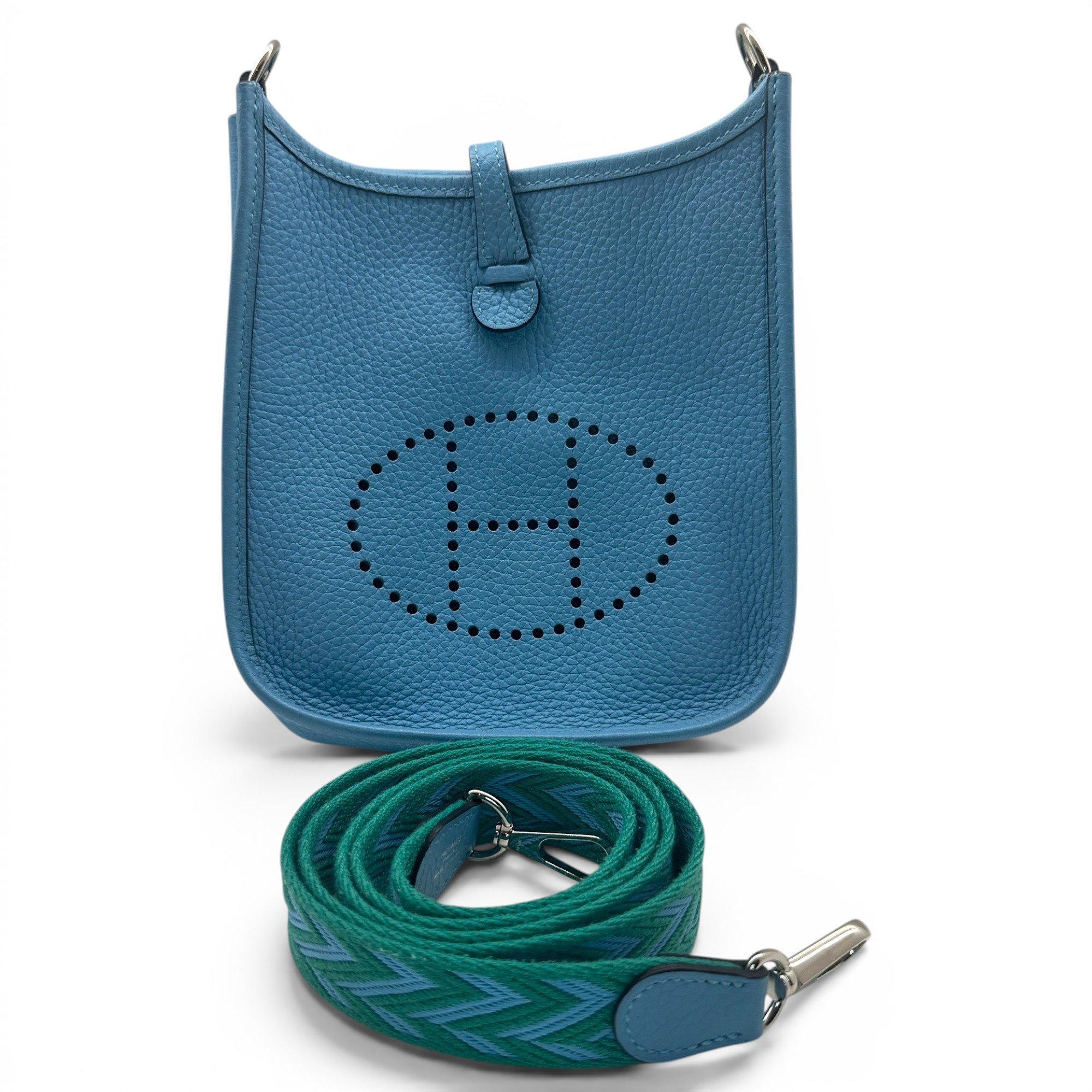 Mini Evelyne leather crossbody bag