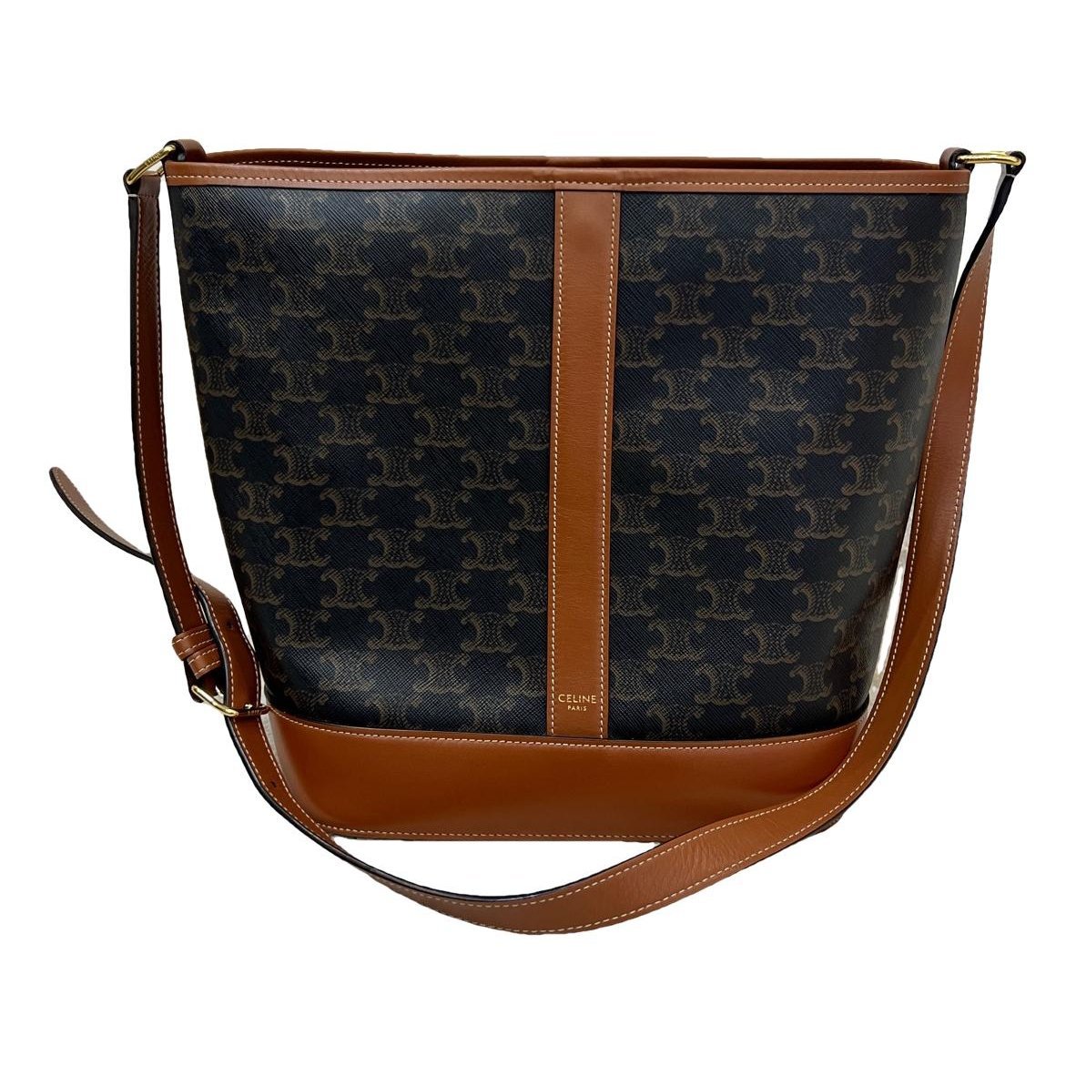 SAC SEAU leather handbag